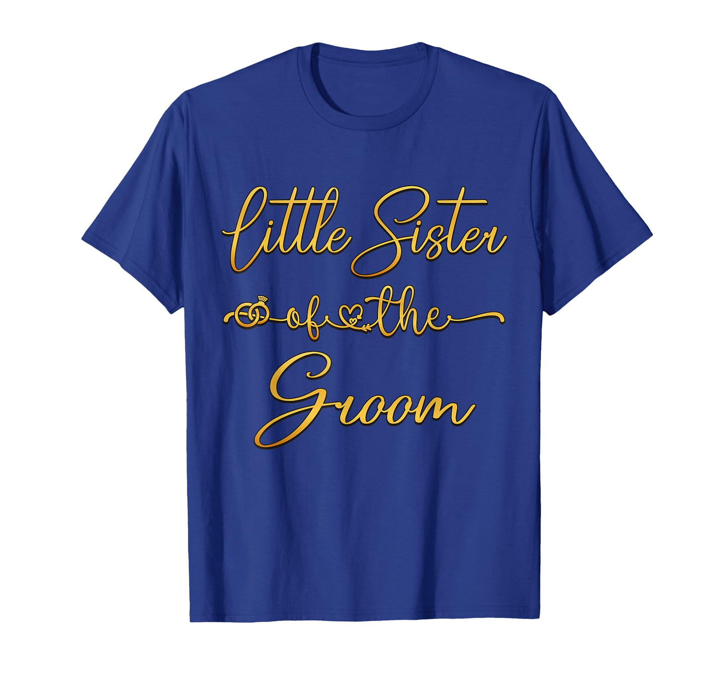 Little Sister Of The Groom Wedding Party Idea For Him T-Shirt