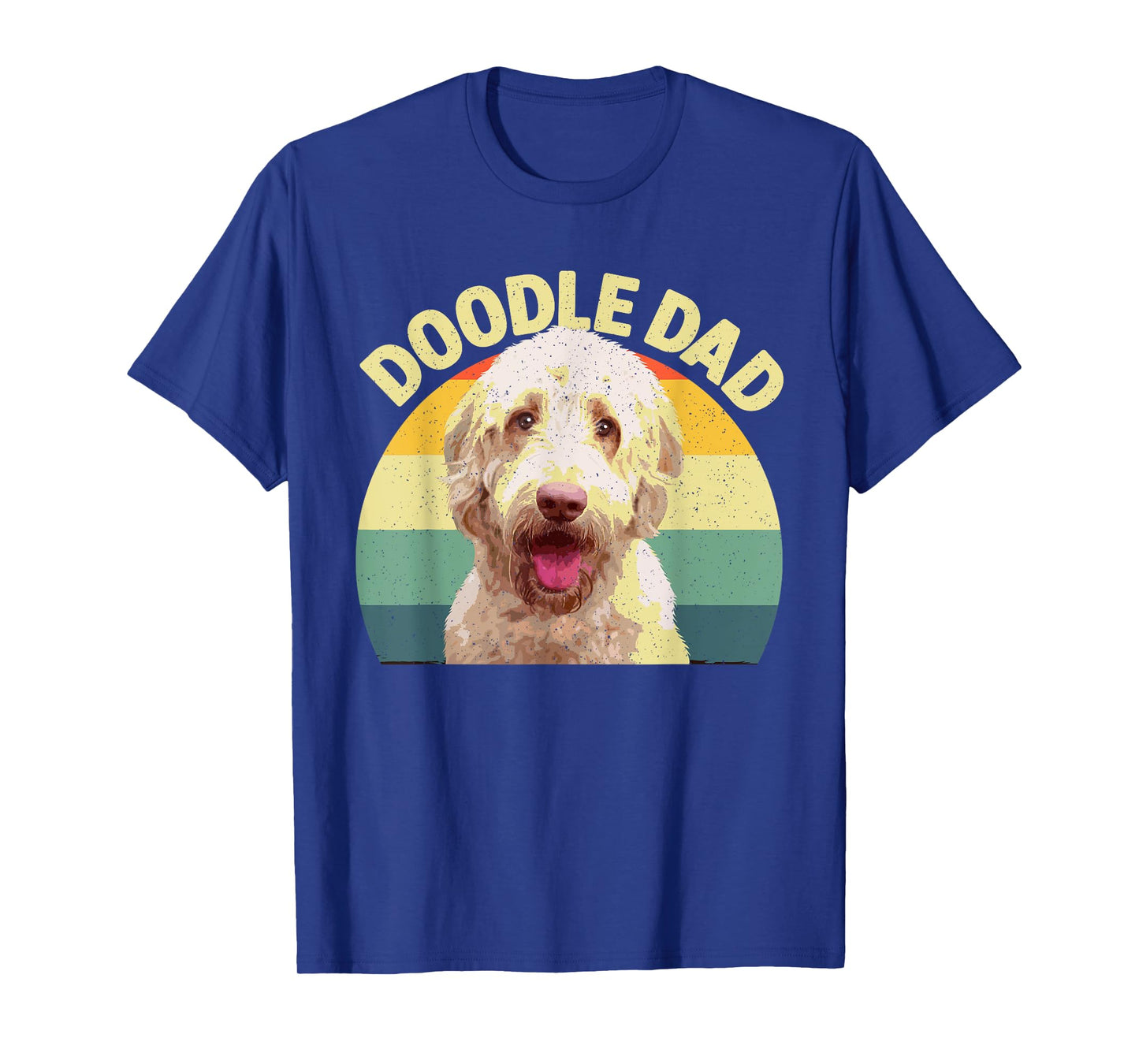 Funny Doodle Dad Art For Men Papa Daddy Goldendoodle Lover T-Shirt