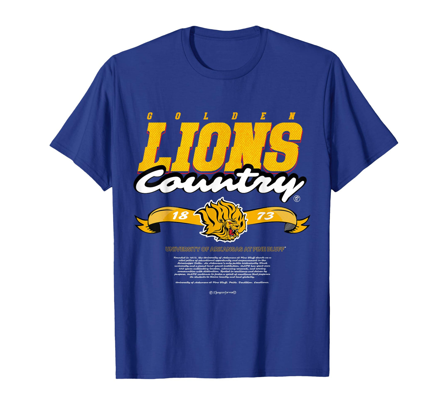 University of Arkansas Pine Bluff UAPB Golden Lions Country T-Shirt