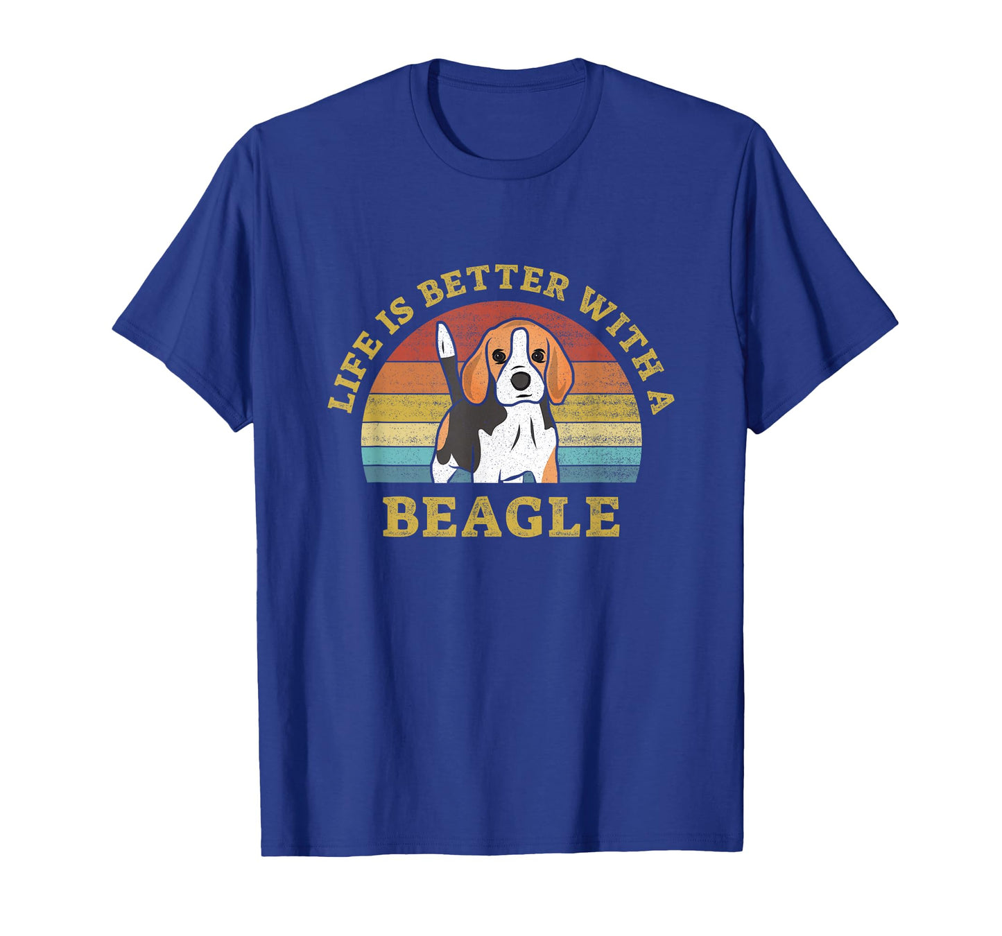 Life is Better with a Beagle Vintage Dog Design Puppy Lover T-Shirt