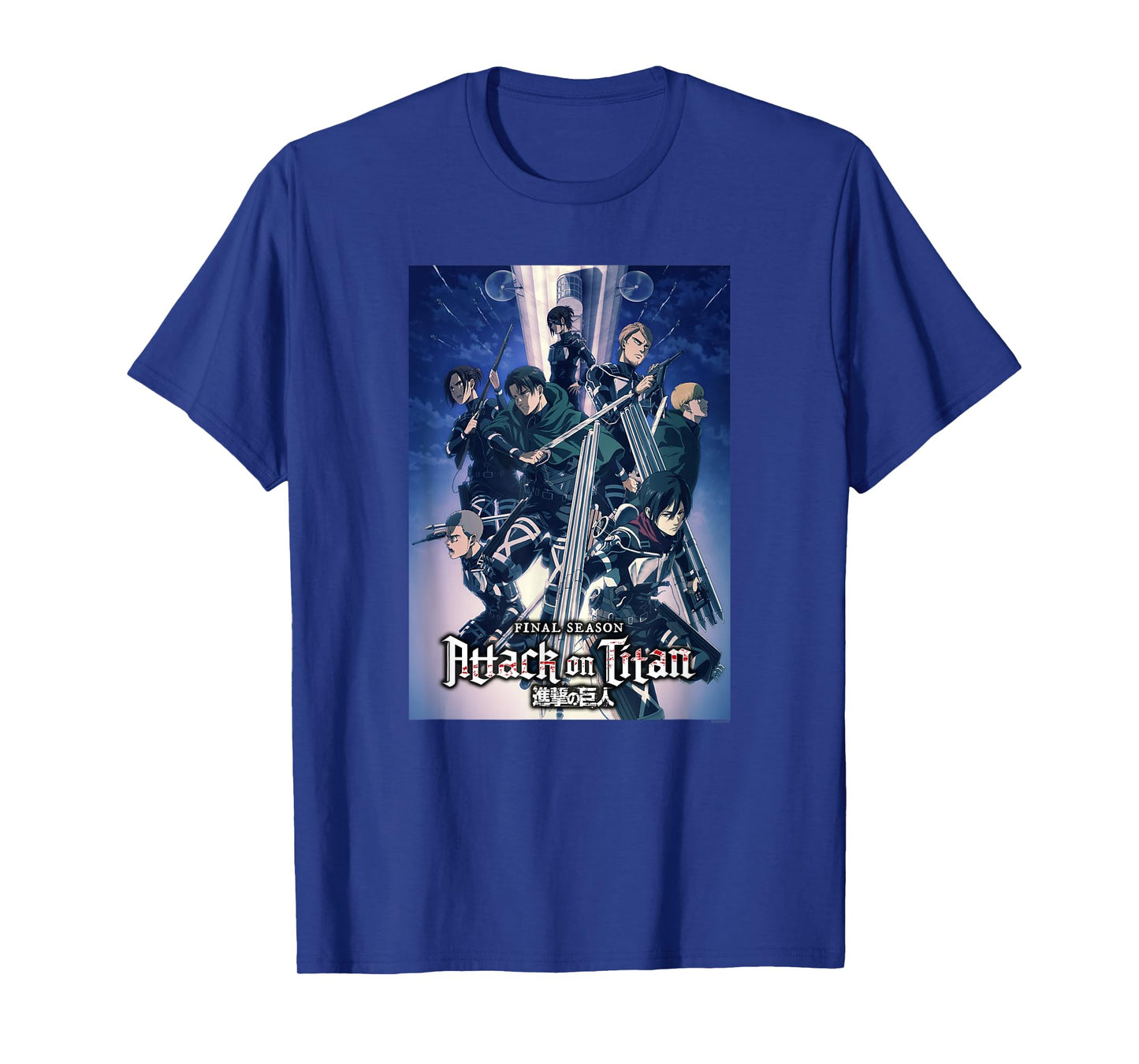 Attack on Titan Season 4 Colorful Key Art with Logo Anime T-Shirt