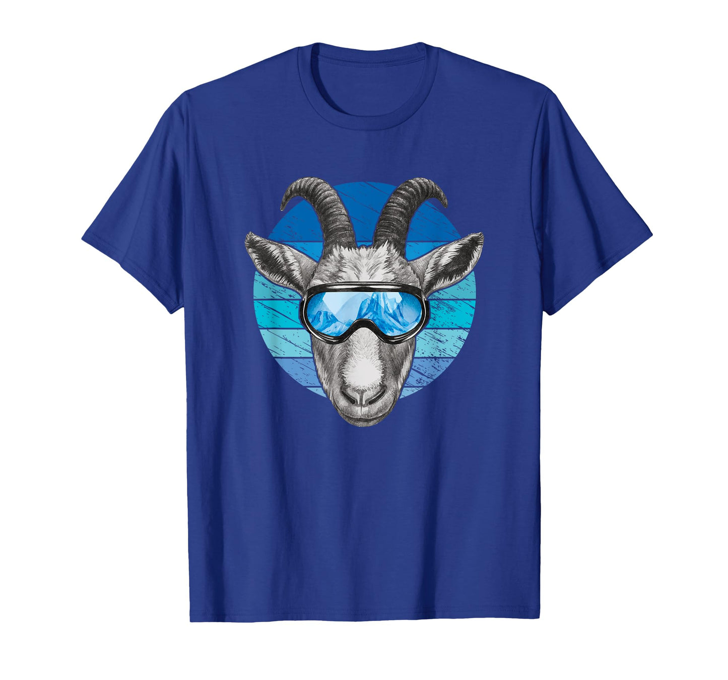 Funny goat with ski goggles T-Shirt