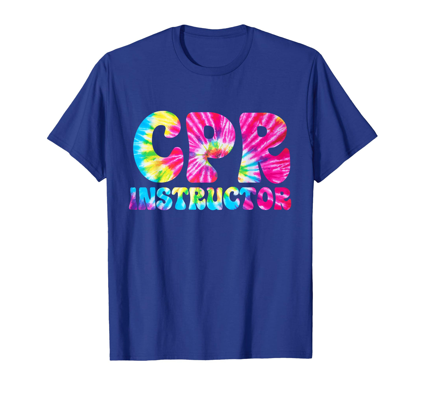 CPR Instructor Tie Dye Training and Teaching EMS Ambulance T-Shirt