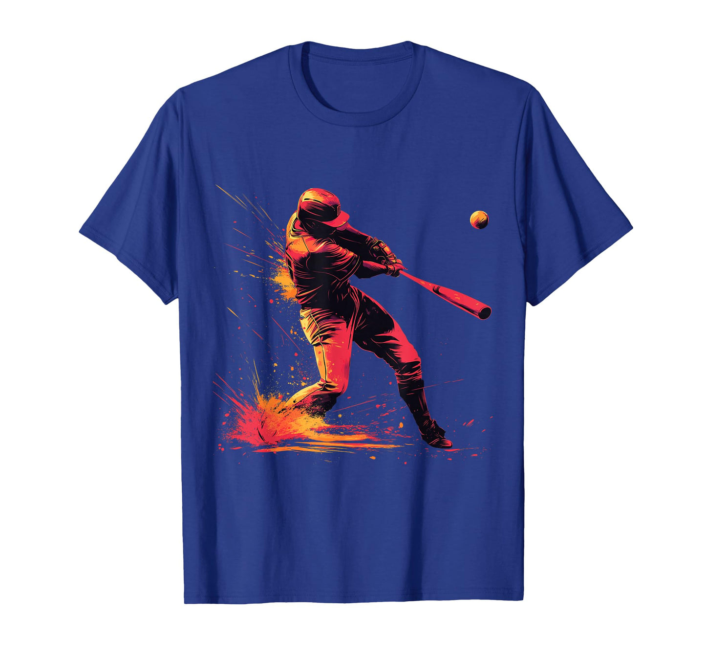 Baseball Home Run Hitter Power Swing Batter T-Shirt