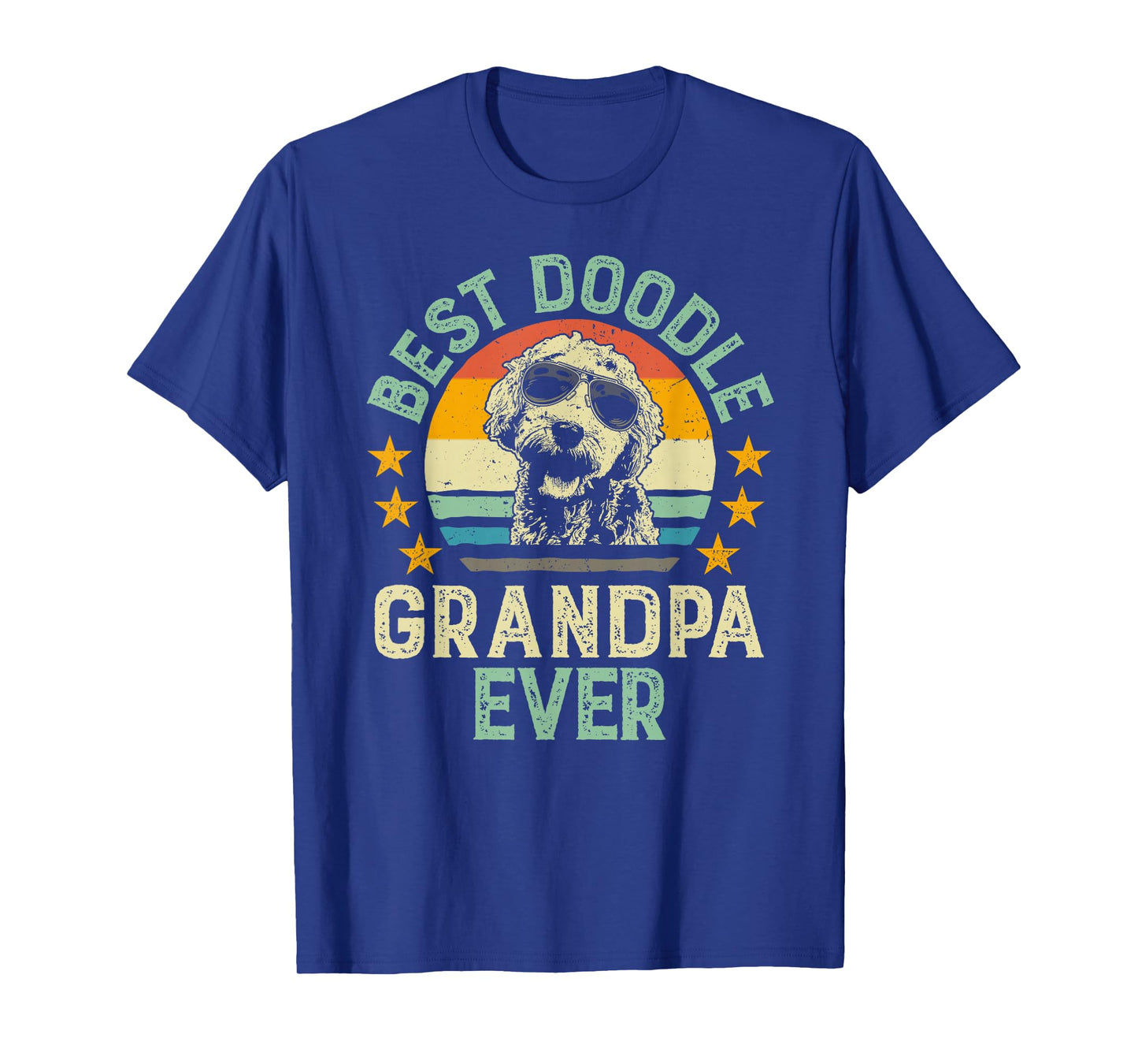 Best Doodle Grandpa Ever Tshirt Goldendoodle Grandpa Gift T-Shirt