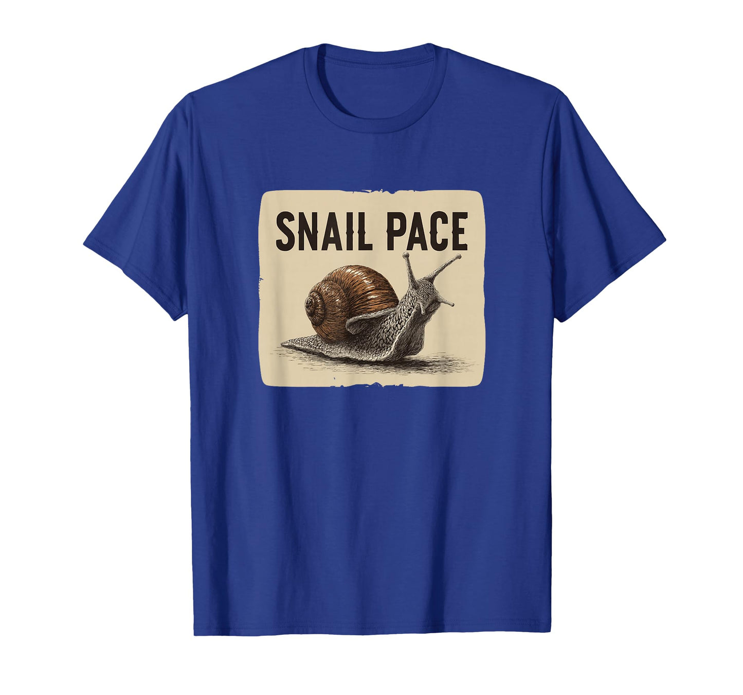 Cool Snail Graphic with Snail Pace Speech T-Shirt
