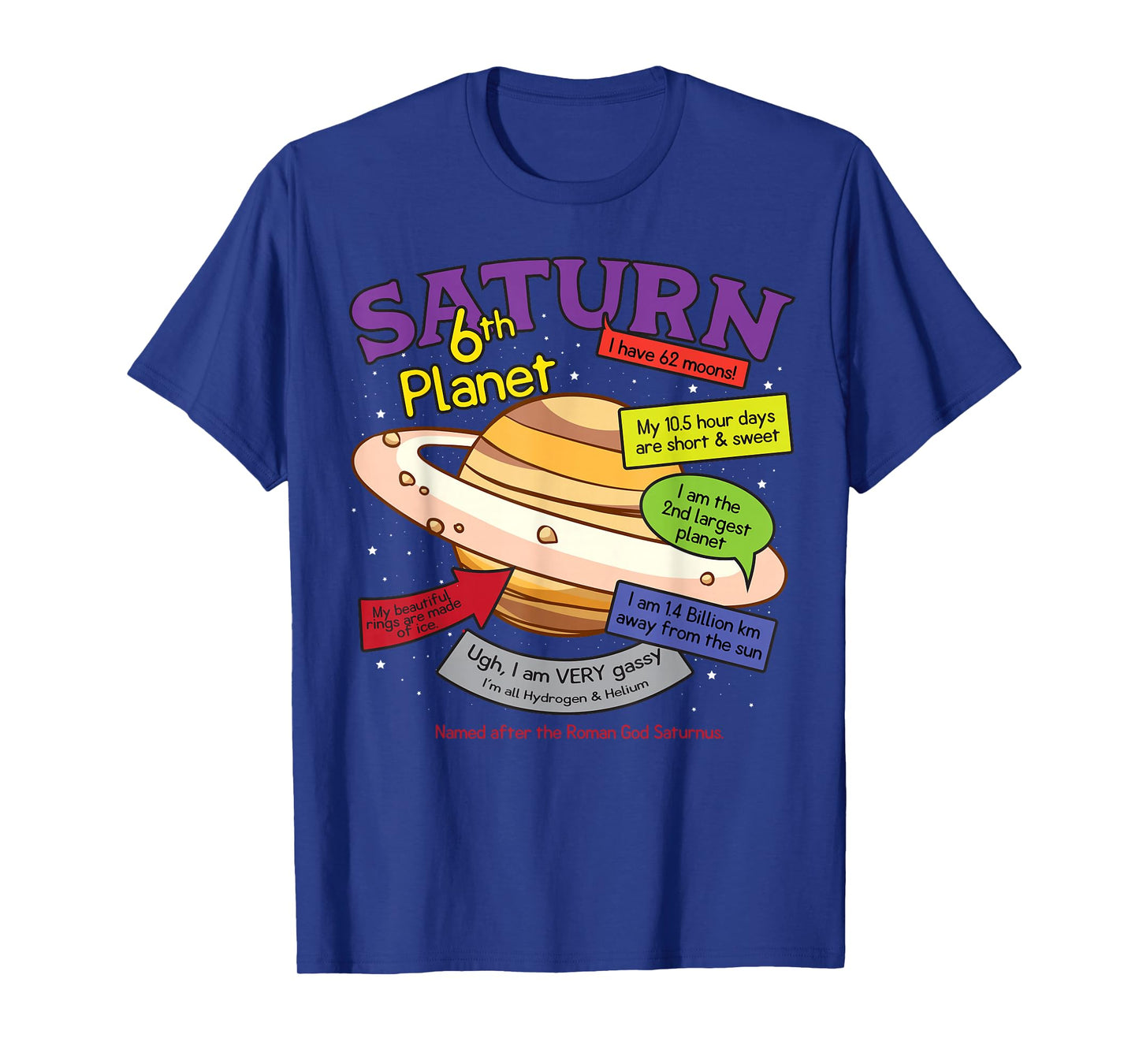Perfect Planets, Teachers Shirts - Saturn, for Solar System T-Shirt