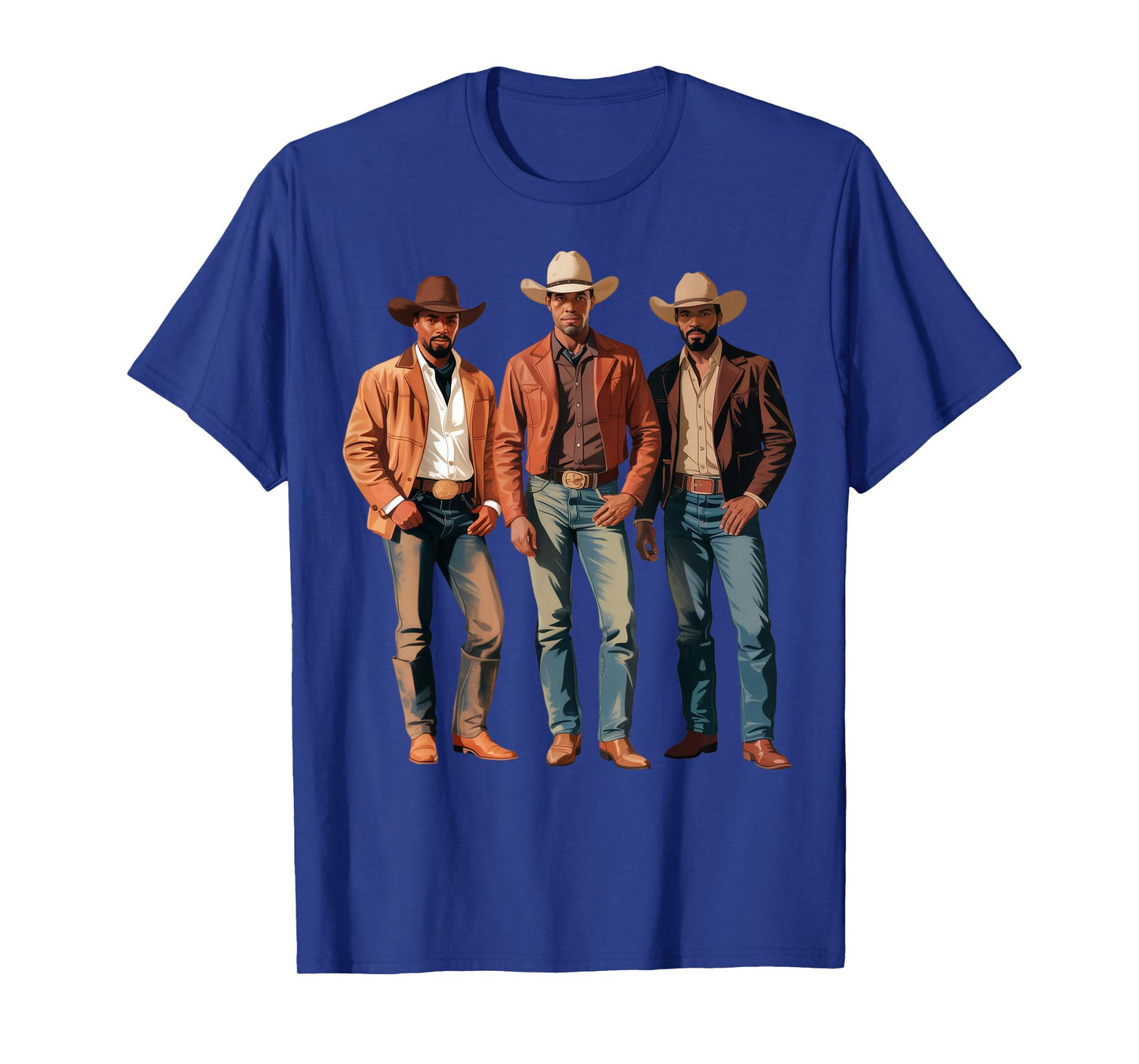Black Cowboy Vibes Melanin Black History Texas Western Rodeo T-Shirt