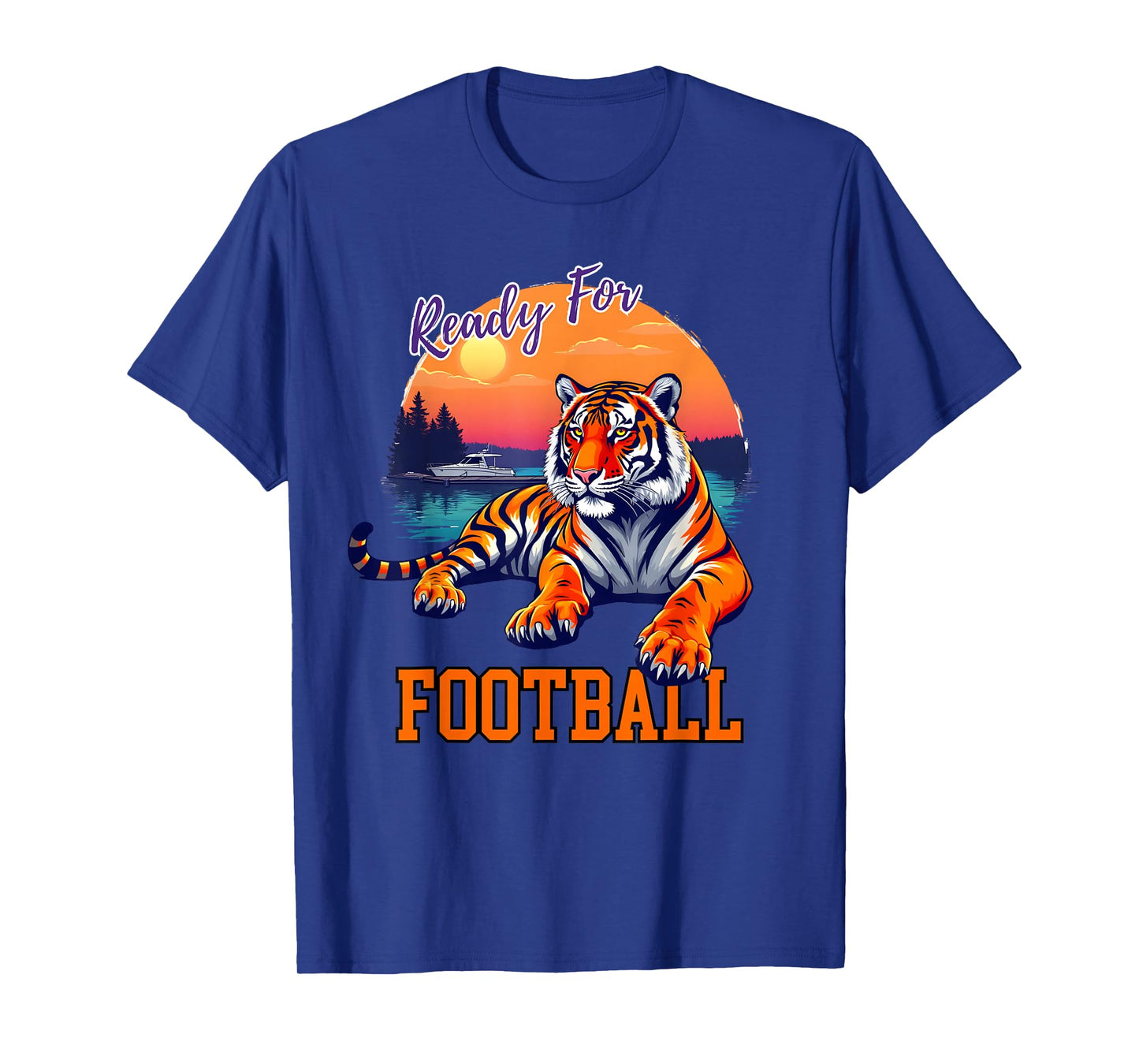 Ready For Football Retro Tiger T-Shirt