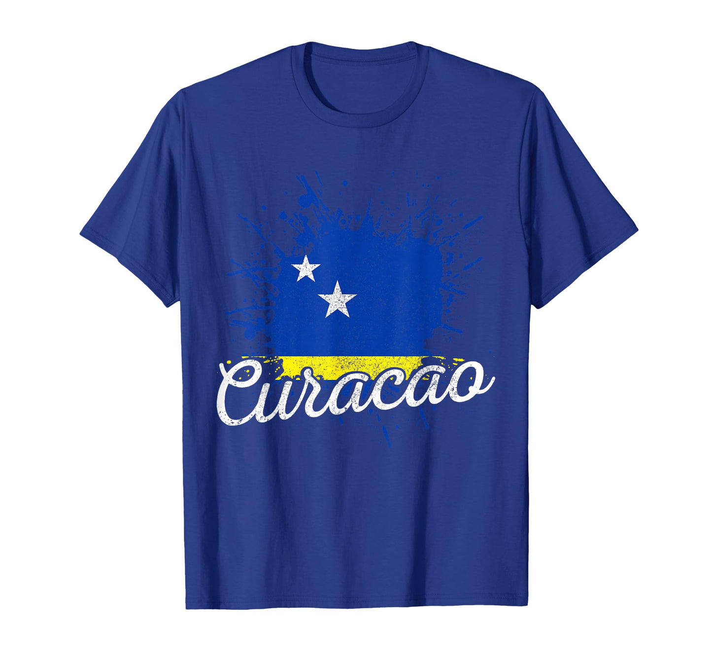 Curacao Flag Vintage Caribbean Souvenir T-Shirt
