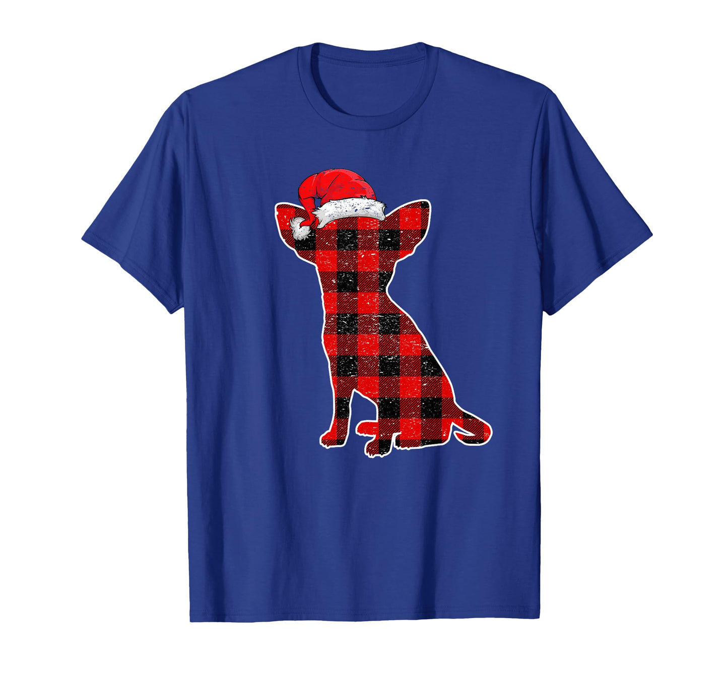 Christmas Plaid Dog Shirt, Christmas Chihuahua Pajama Men Women Kids T-Shirt