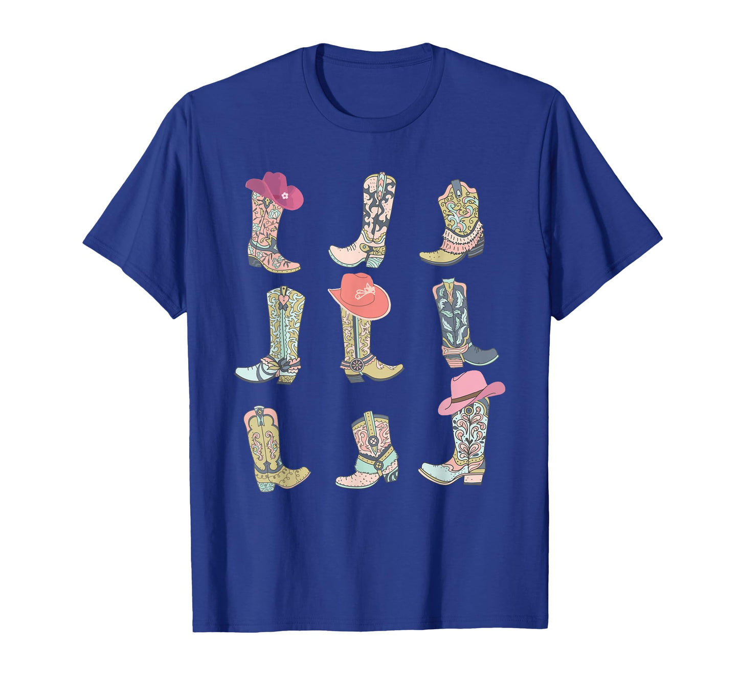 Cowgirl Boots Let's Go Girls Howdy Western Cowgirl Cowboy T-Shirt