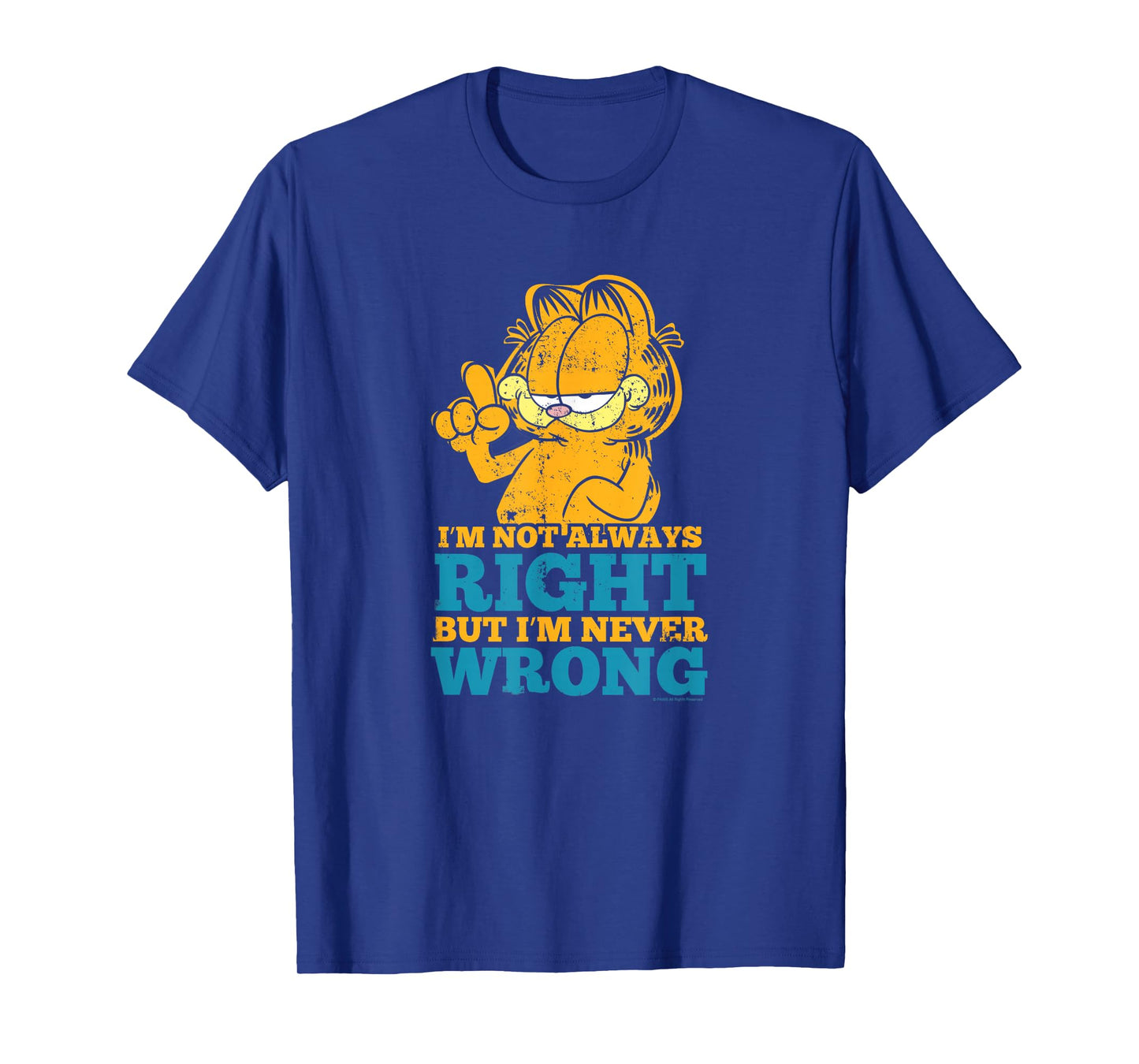 Garfield Never Wrong T-Shirt