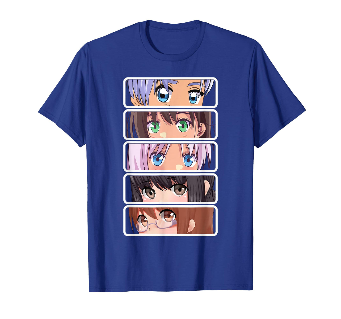 Manga Japanese Anime Graphic Faces Eyes T-Shirt