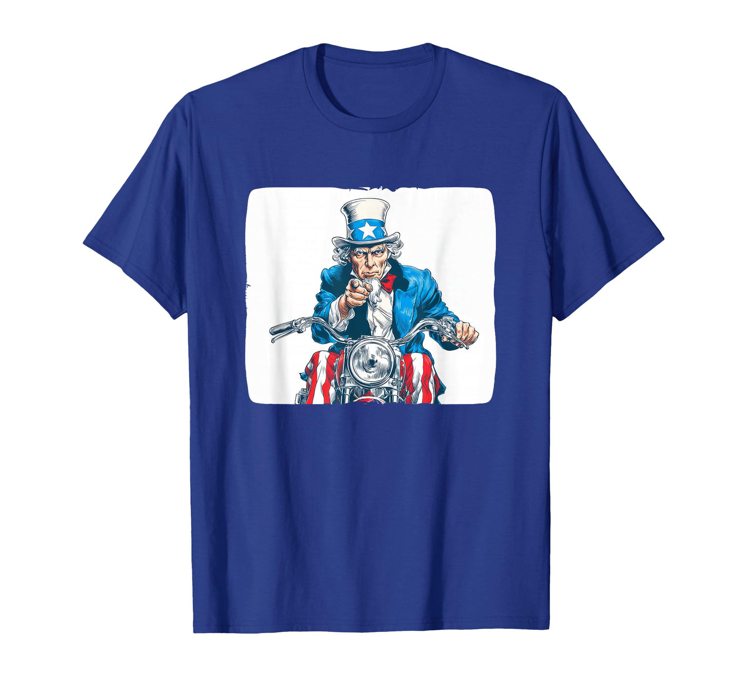 Awesome US Motorcycle Look with Cool Sam T-Shirt