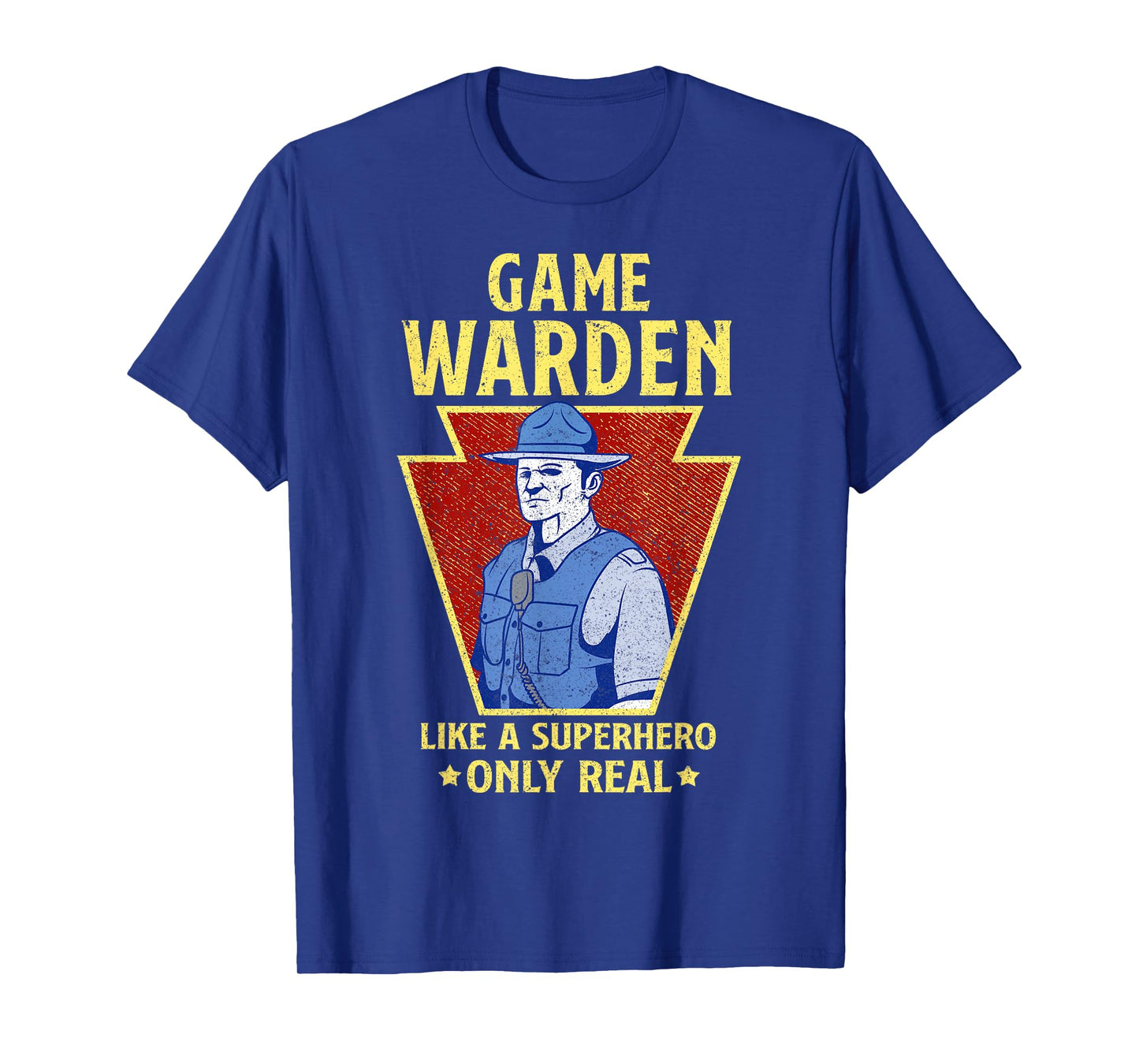 Game Warden Gifts Game Warden Like a Superhero only Real T-Shirt