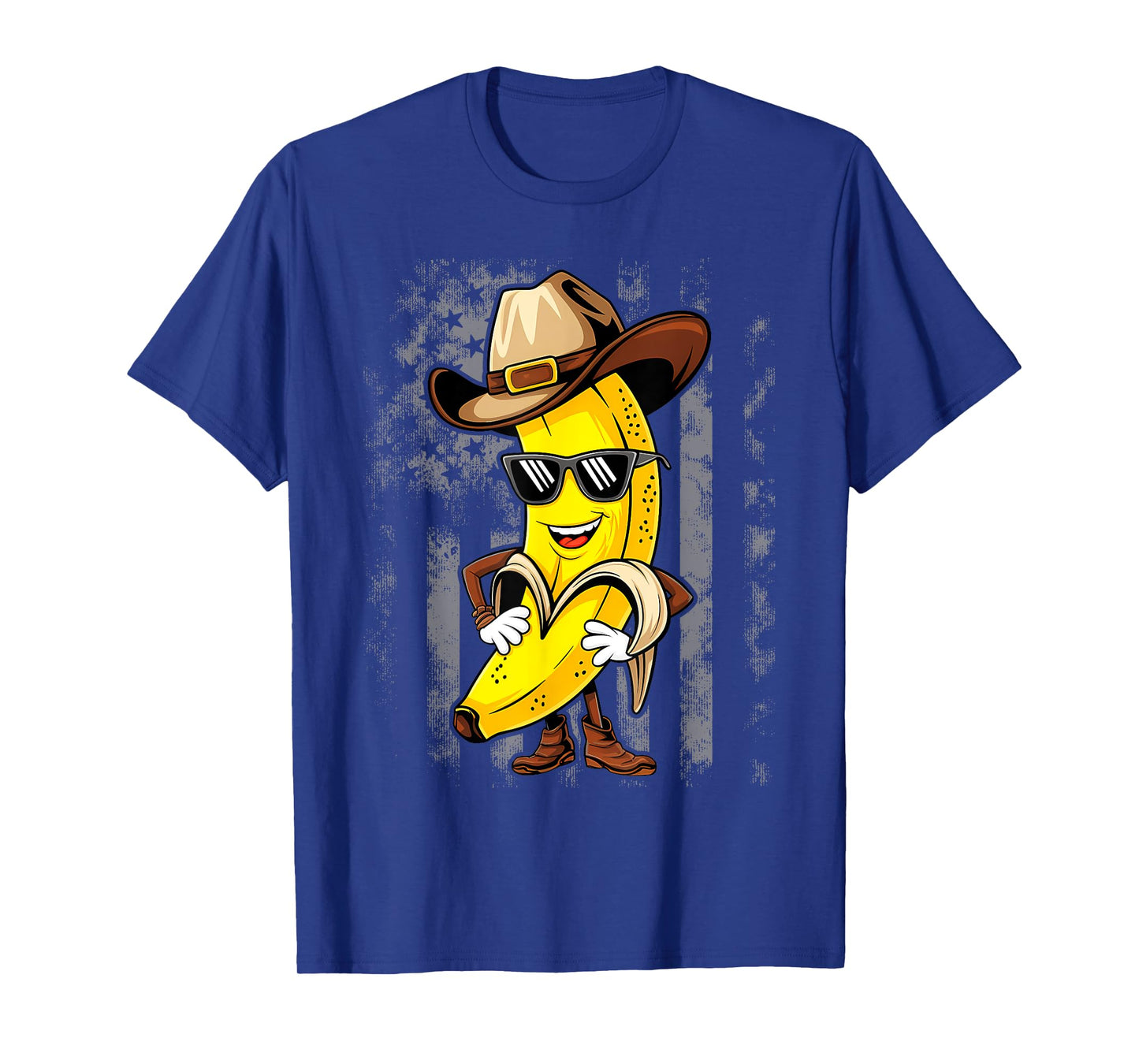 Banana Cowboy Cowgirl Country Western Novelty Funny Banana T-Shirt