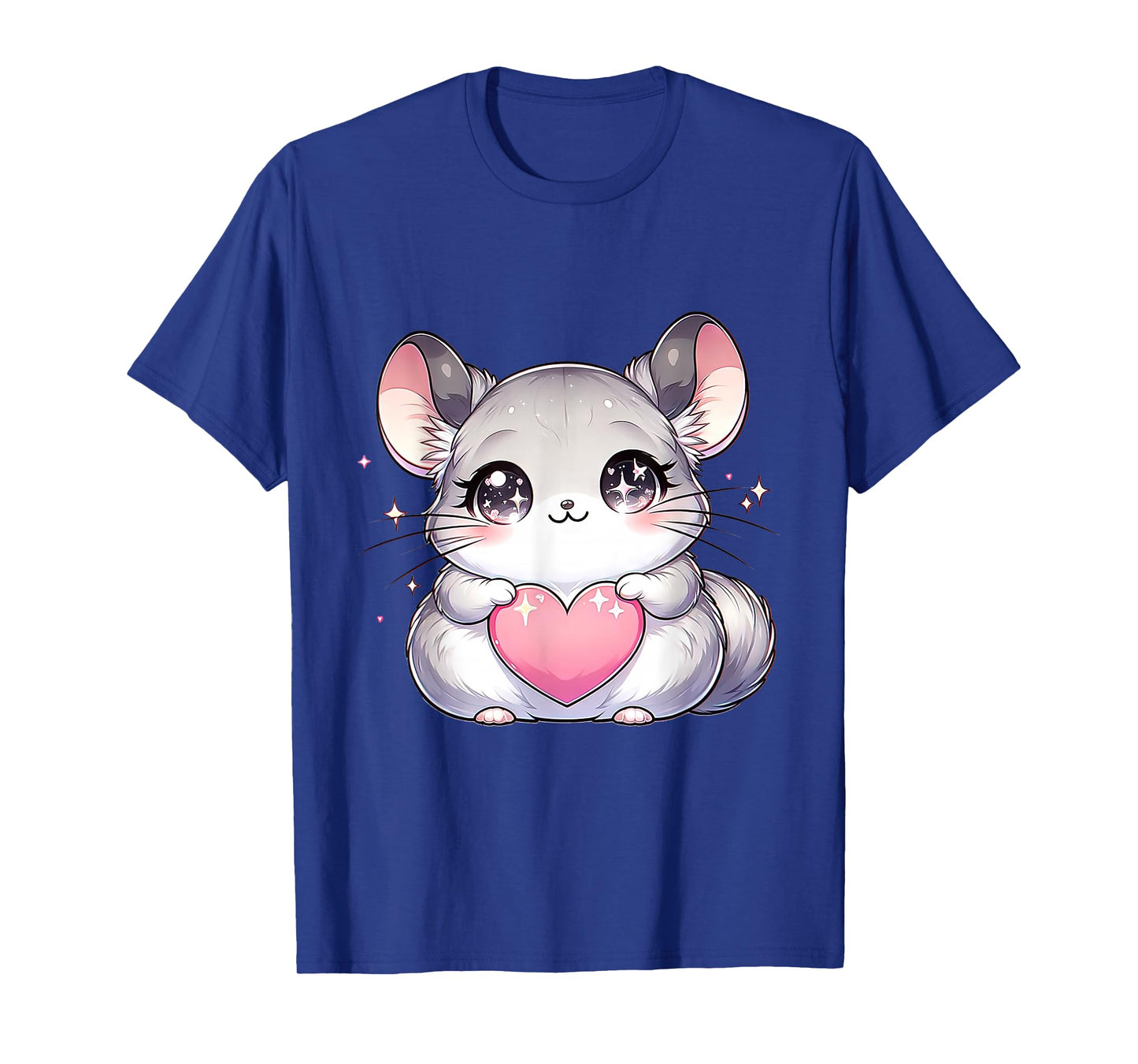 Kawaii Chinchilla Valentines Day Kids Teen Girls Otaku T-Shirt