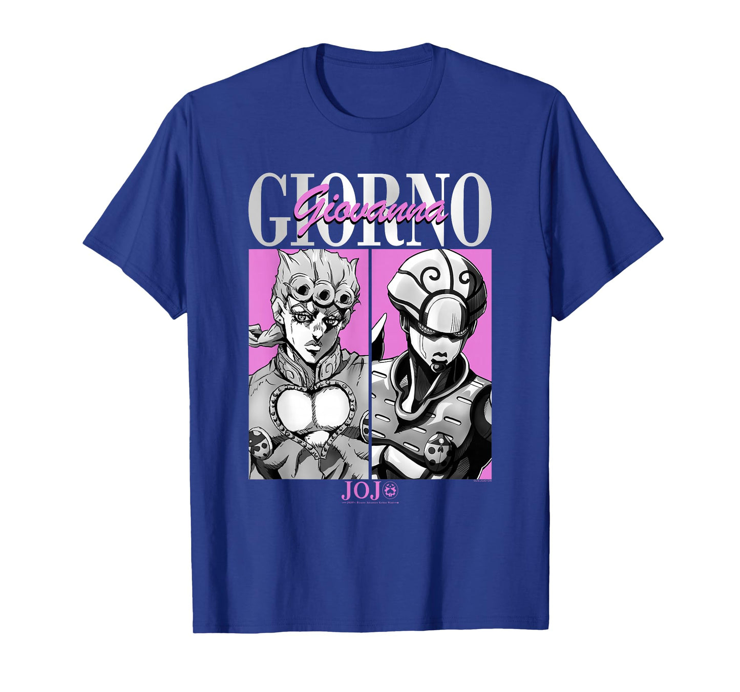 JoJo's Bizarre Adventure Giorno & Golden Wind Panels Anime T-Shirt