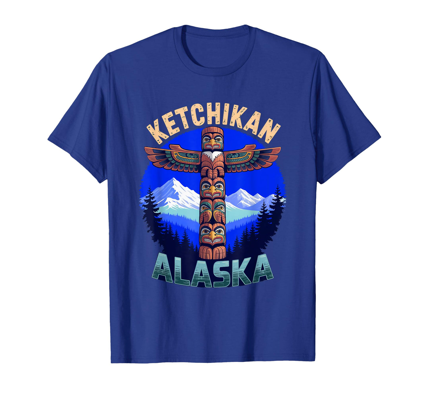 Alaska Totem Pole Ketchikan Souvenir & Native Art T-Shirt