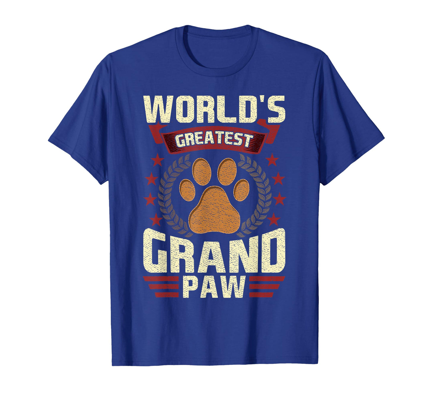 World's Greatest Grandpa Shirt Grand Paw Dog Lover GrandPaw T-Shirt