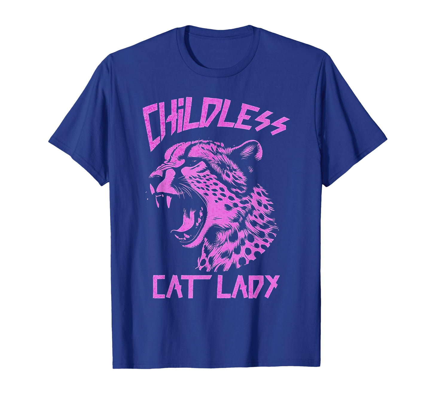Leopard Childless Cat Lady T-Shirt