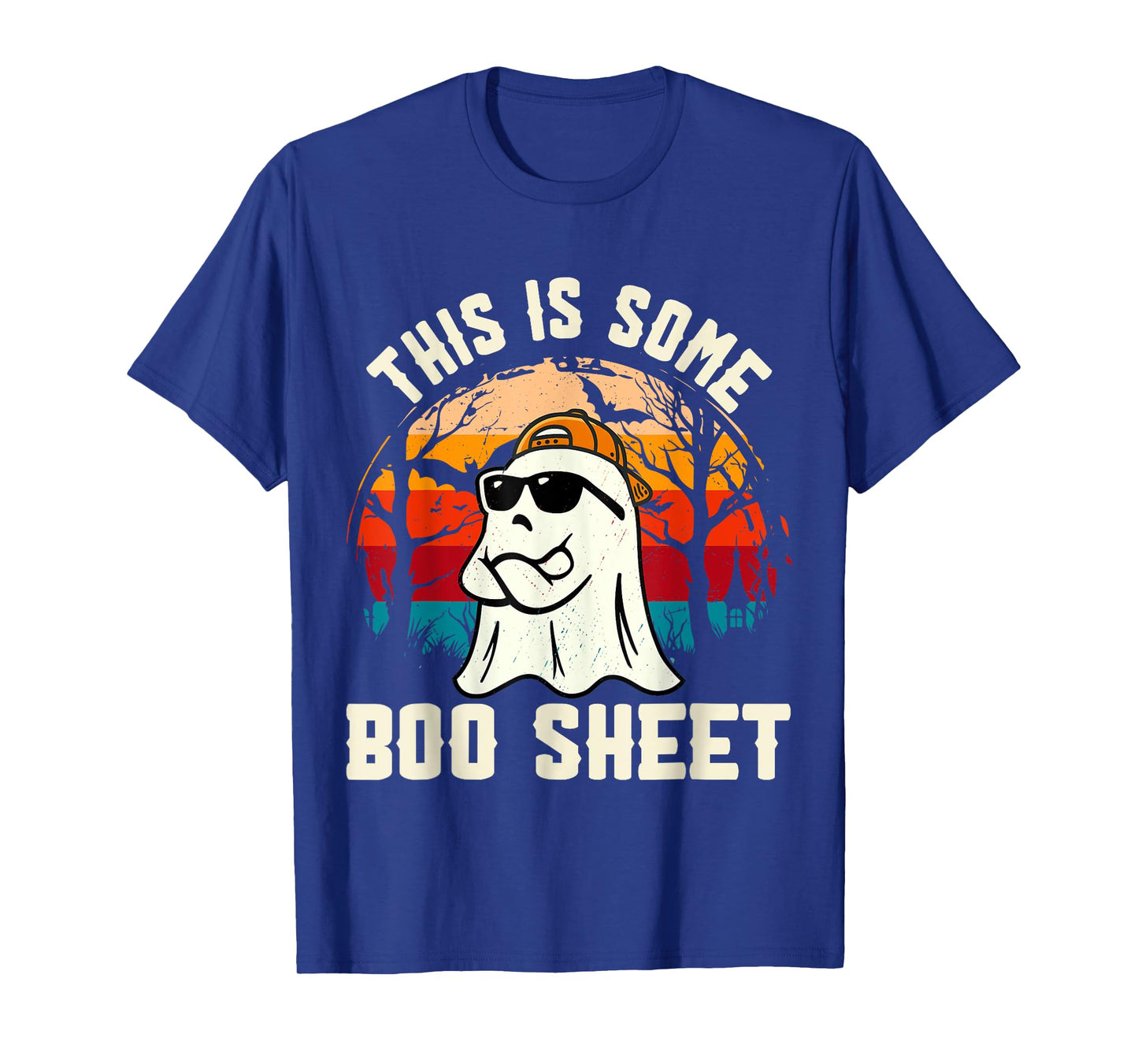 This is Some Boo Sheet Ghost Retro Funny Halloween Men Women T-Shirt