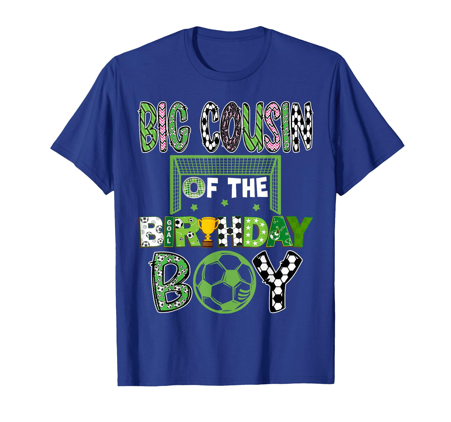 Big Cousin Of The Birthday Boy Soccer Player Birthday T-Shirt