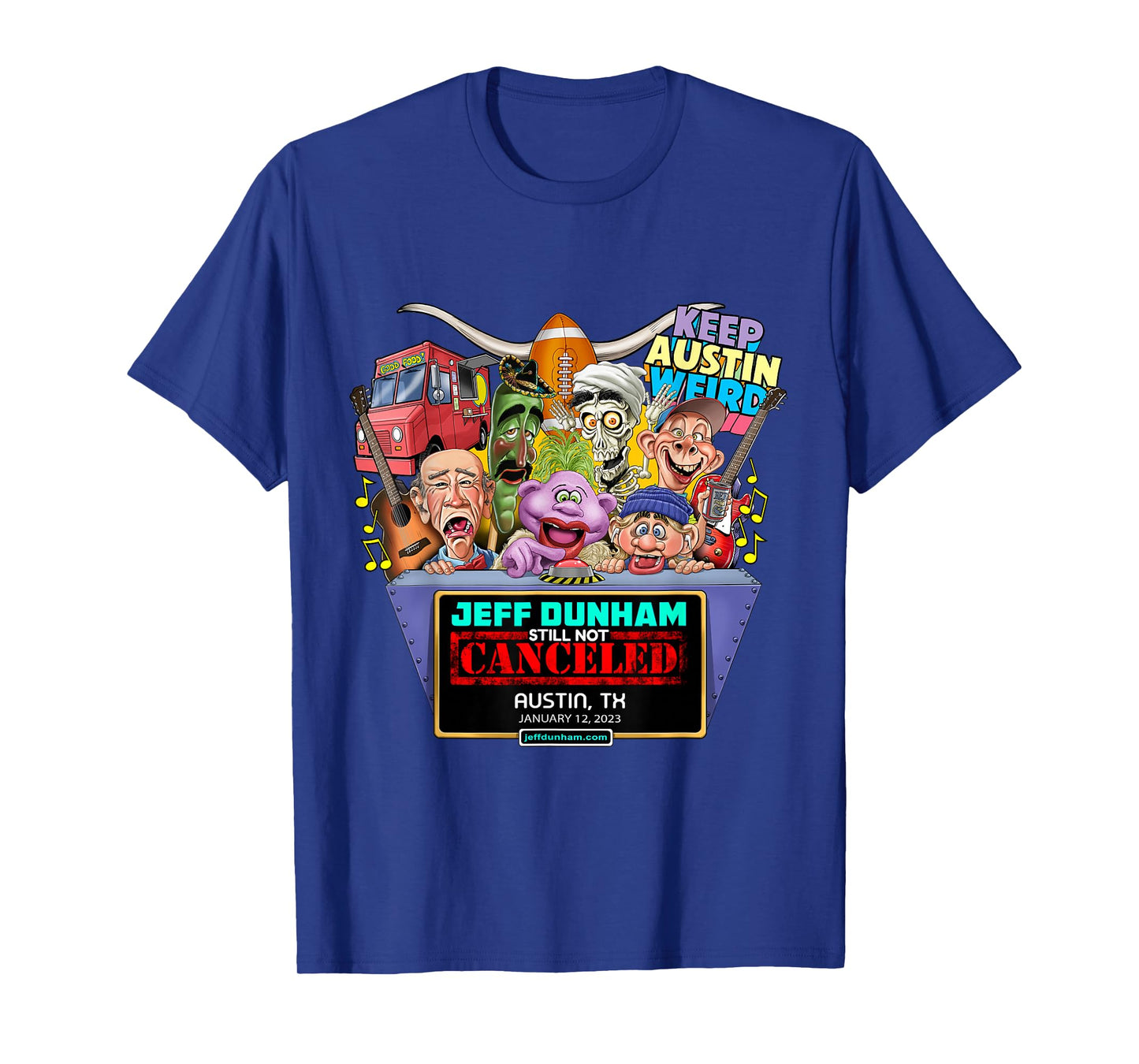 Jeff Dunham Austin, TX (2023) T-Shirt