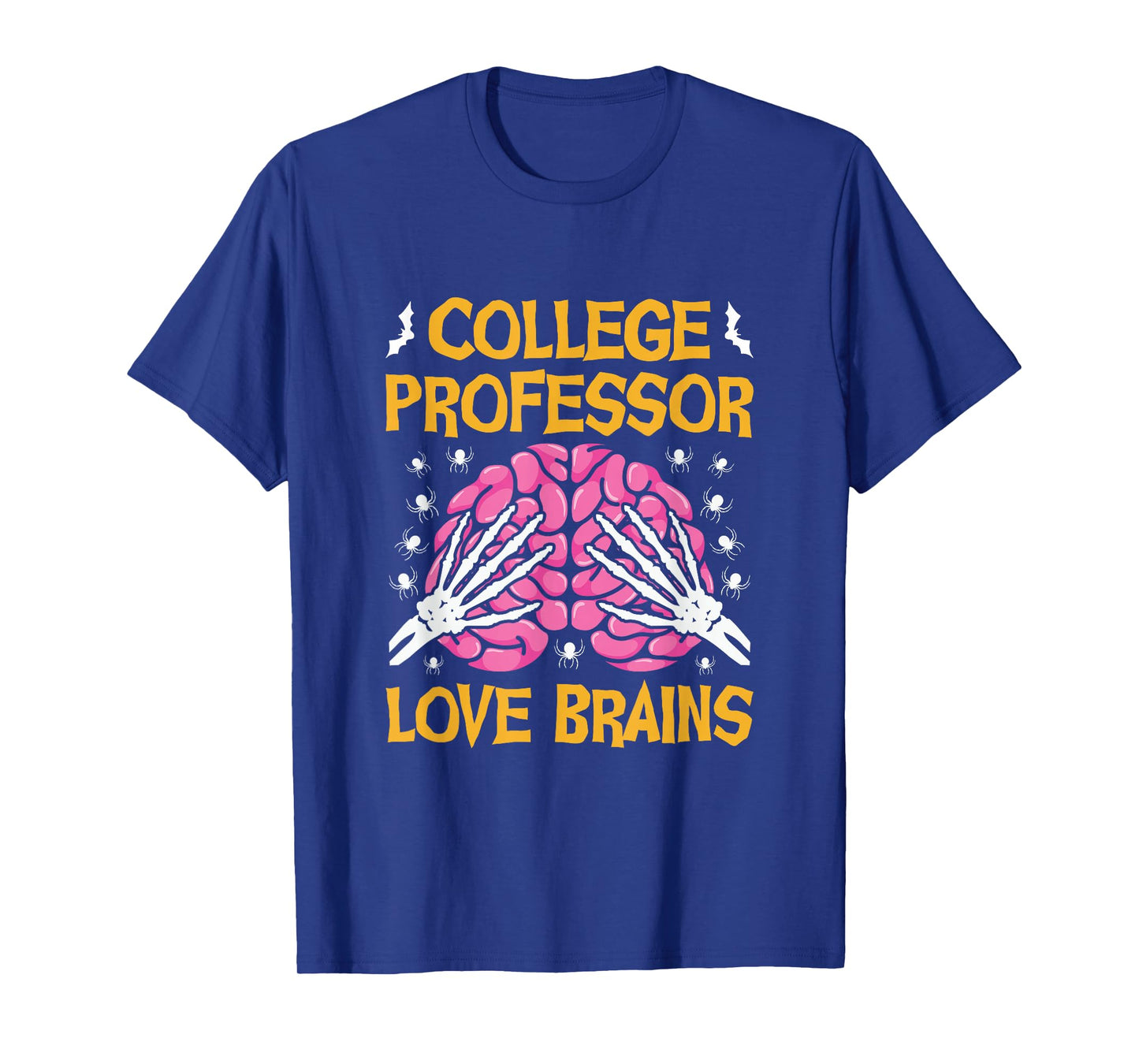 College Professor Love Brains Funny Halloween School T-Shirt