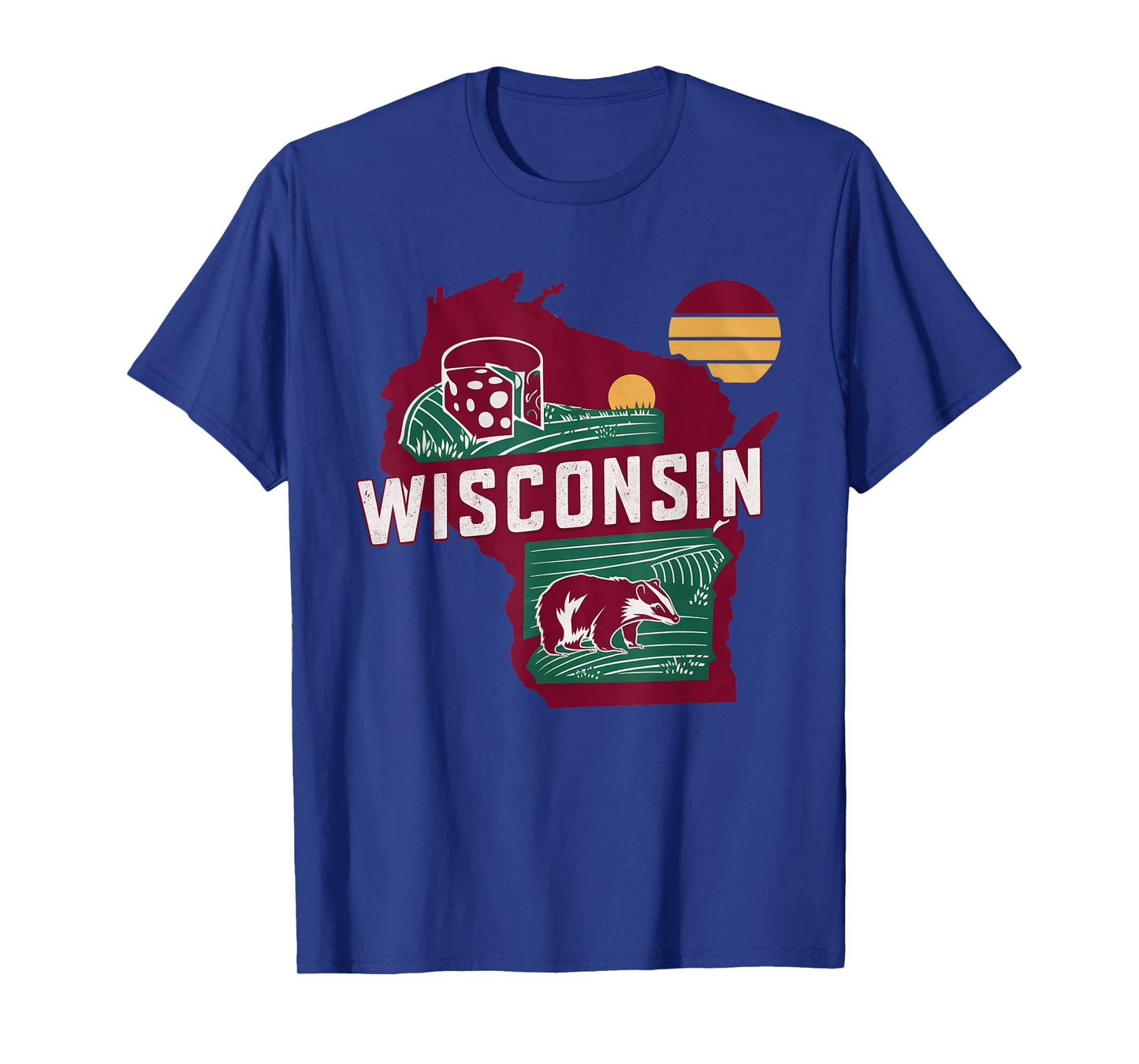 Wisconsin State of Wisconsin Retro Wisconsin T-Shirt