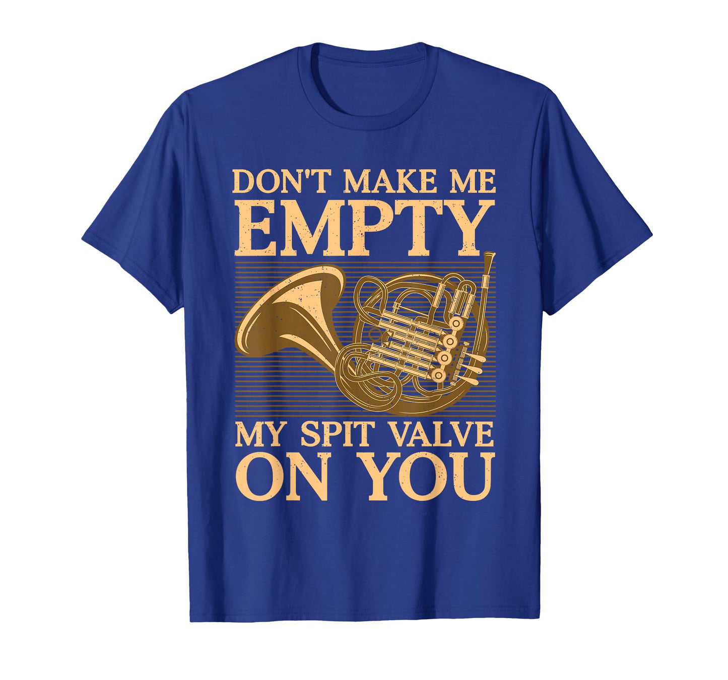 French Horn Novelty for Men Women Marching Band French Horn T-Shirt