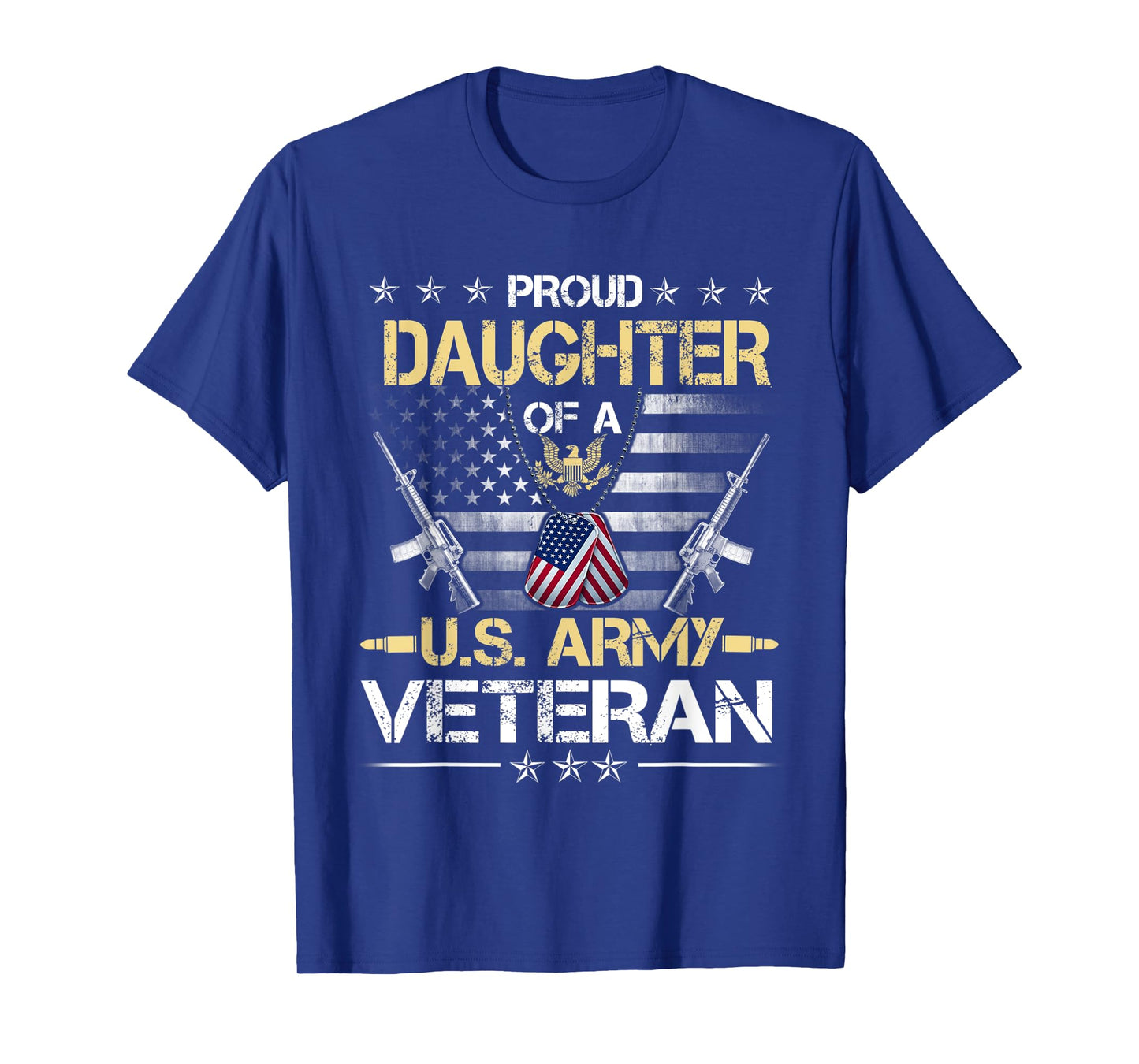 Proud Daughter Of A U.S. Army Veteran Flag , Veterans Day T-Shirt
