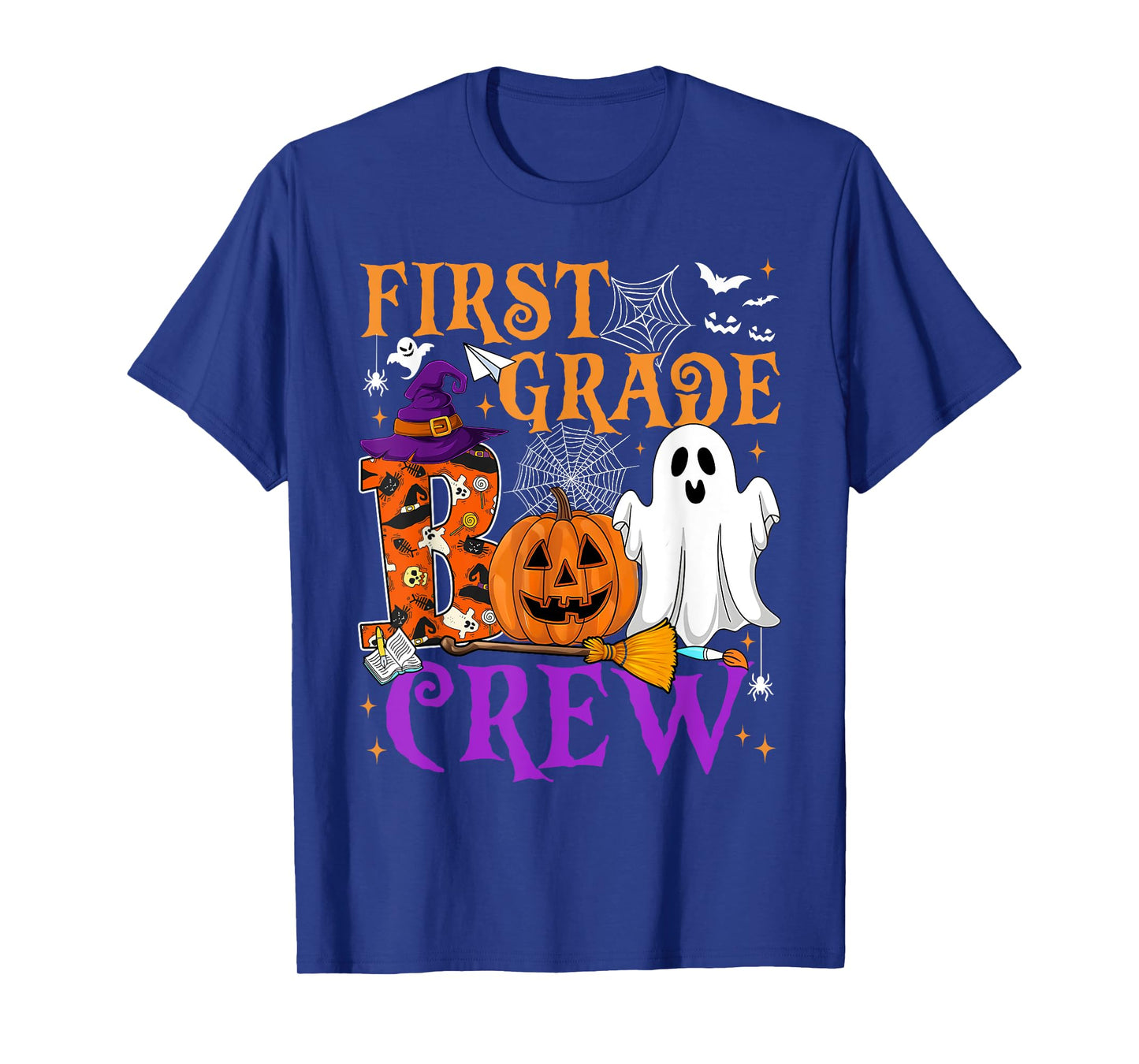 1st Grade Boo Crew Teacher Student Funny Halloween Costume T-Shirt