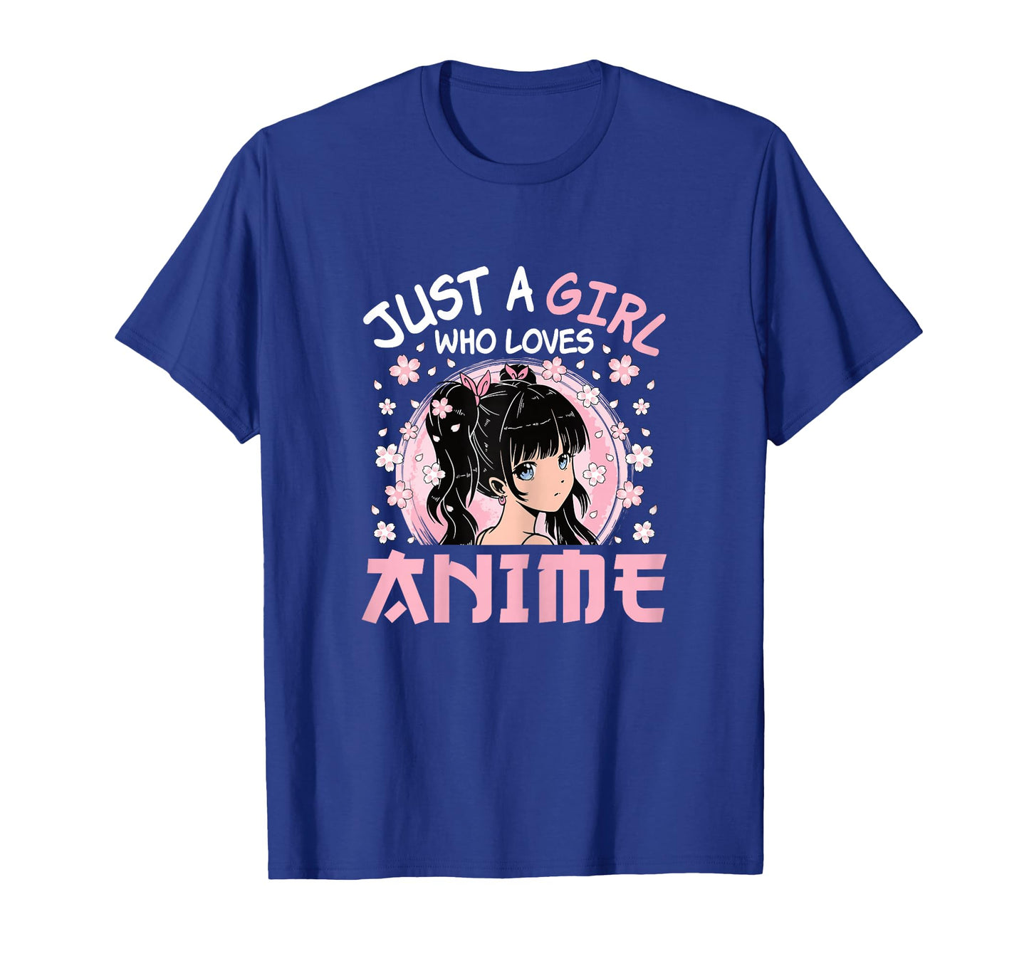 Just A Girl Who Loves Anime Cute Japanese Anime Otaku Women T-Shirt