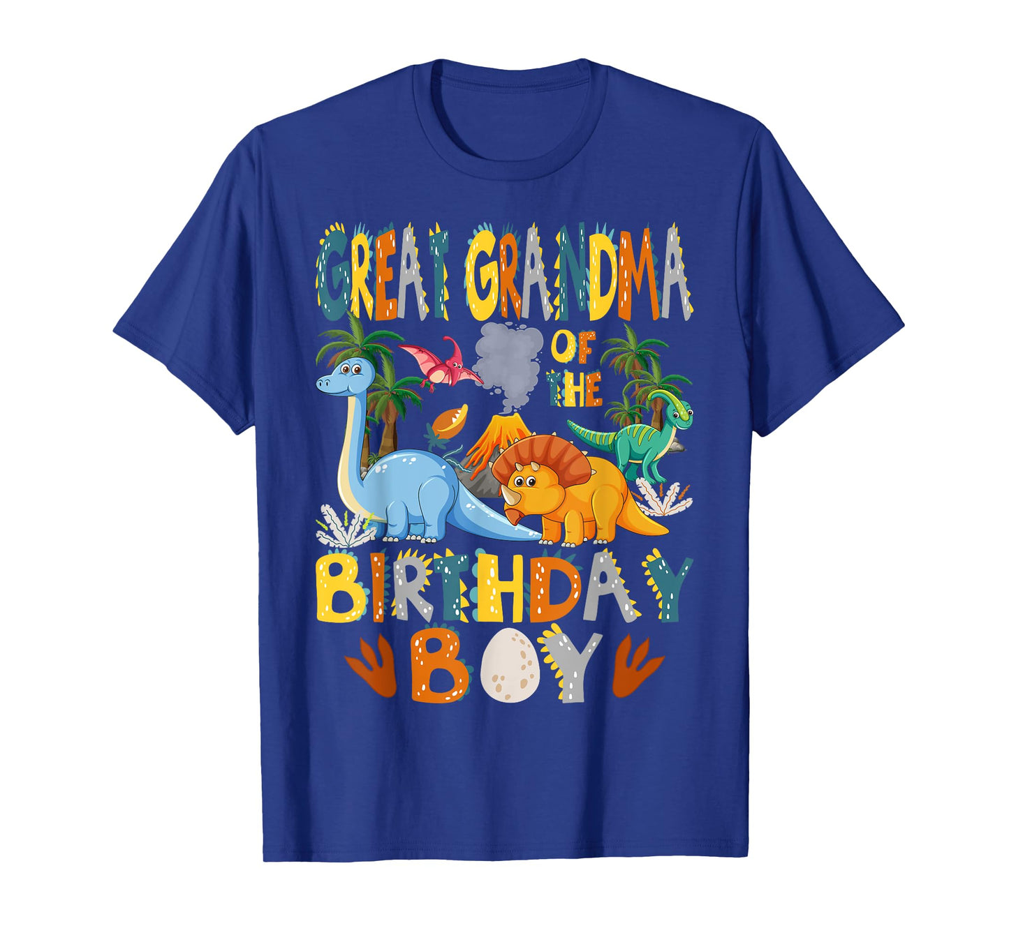 Great Grandma Of The Birthday Boy T-Rex Dinosaur Bday Party T-Shirt