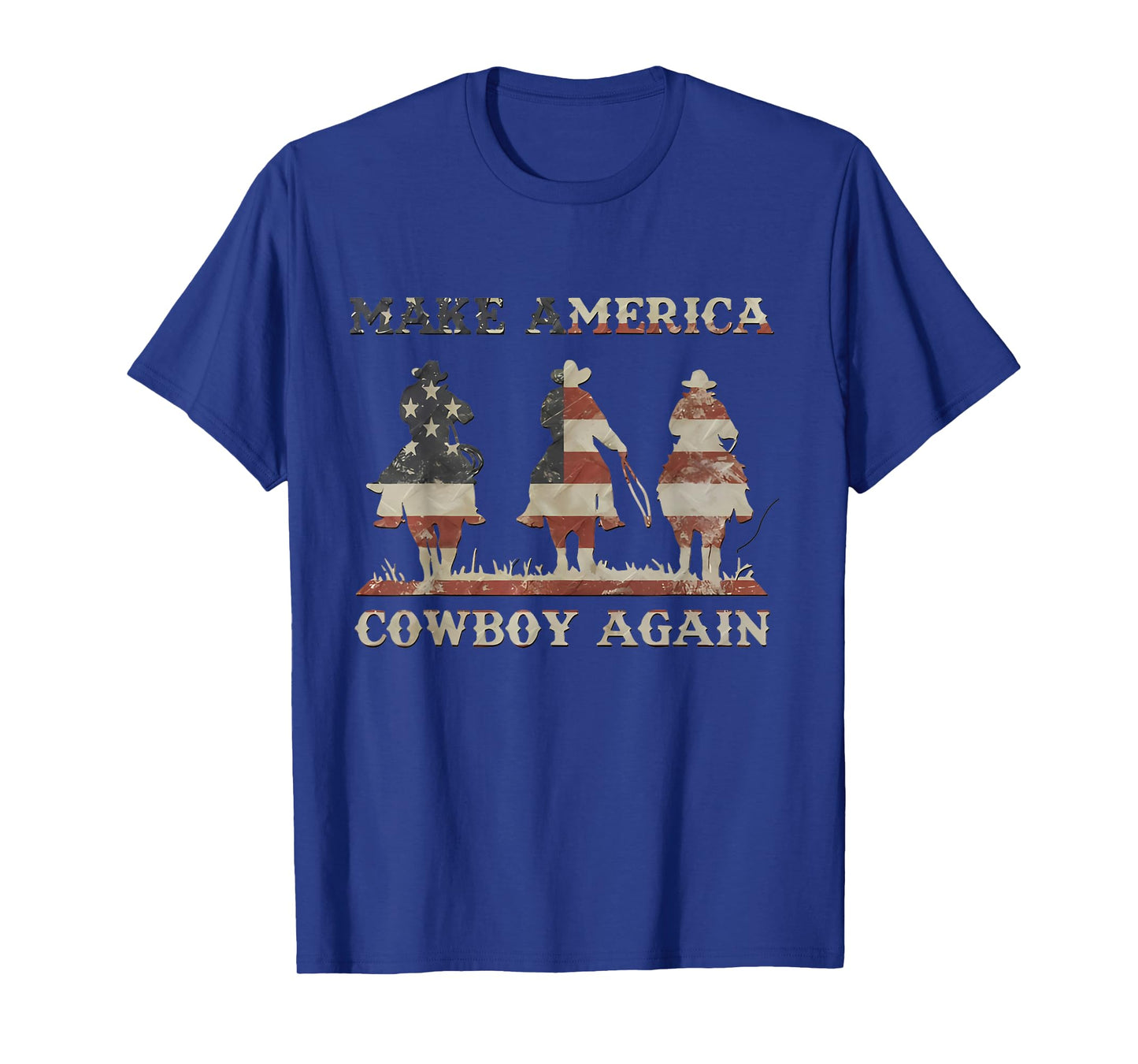 Make America Cowgirl Cowboy Again Western 4th Of July T-Shirt