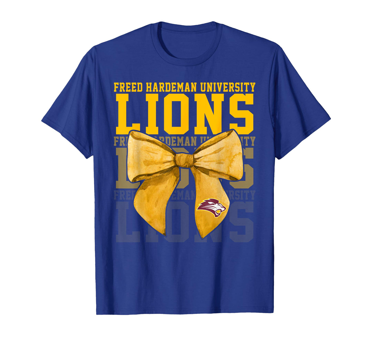 Freed-Hardeman University Lions Bow Vintage Athletics Girls T-Shirt