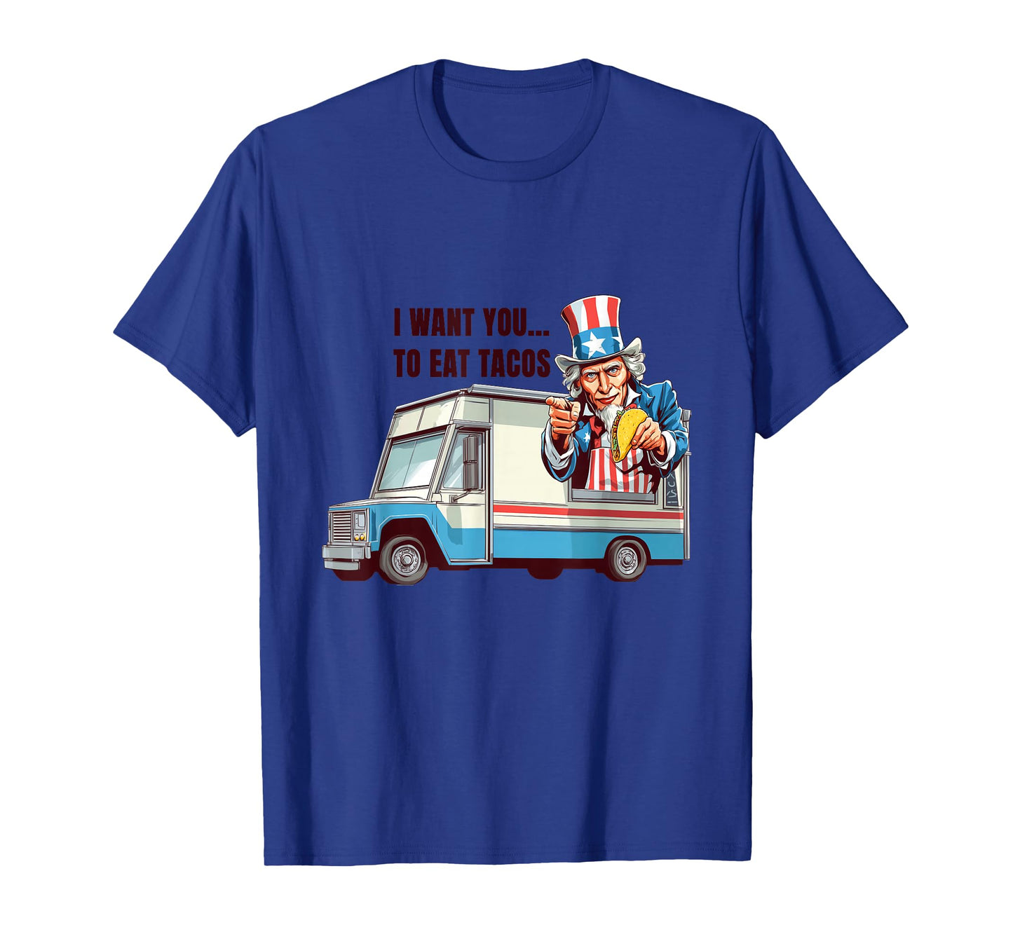 Eat Tacos Costume with Funny Sam for Food Truck Lovers T-Shirt