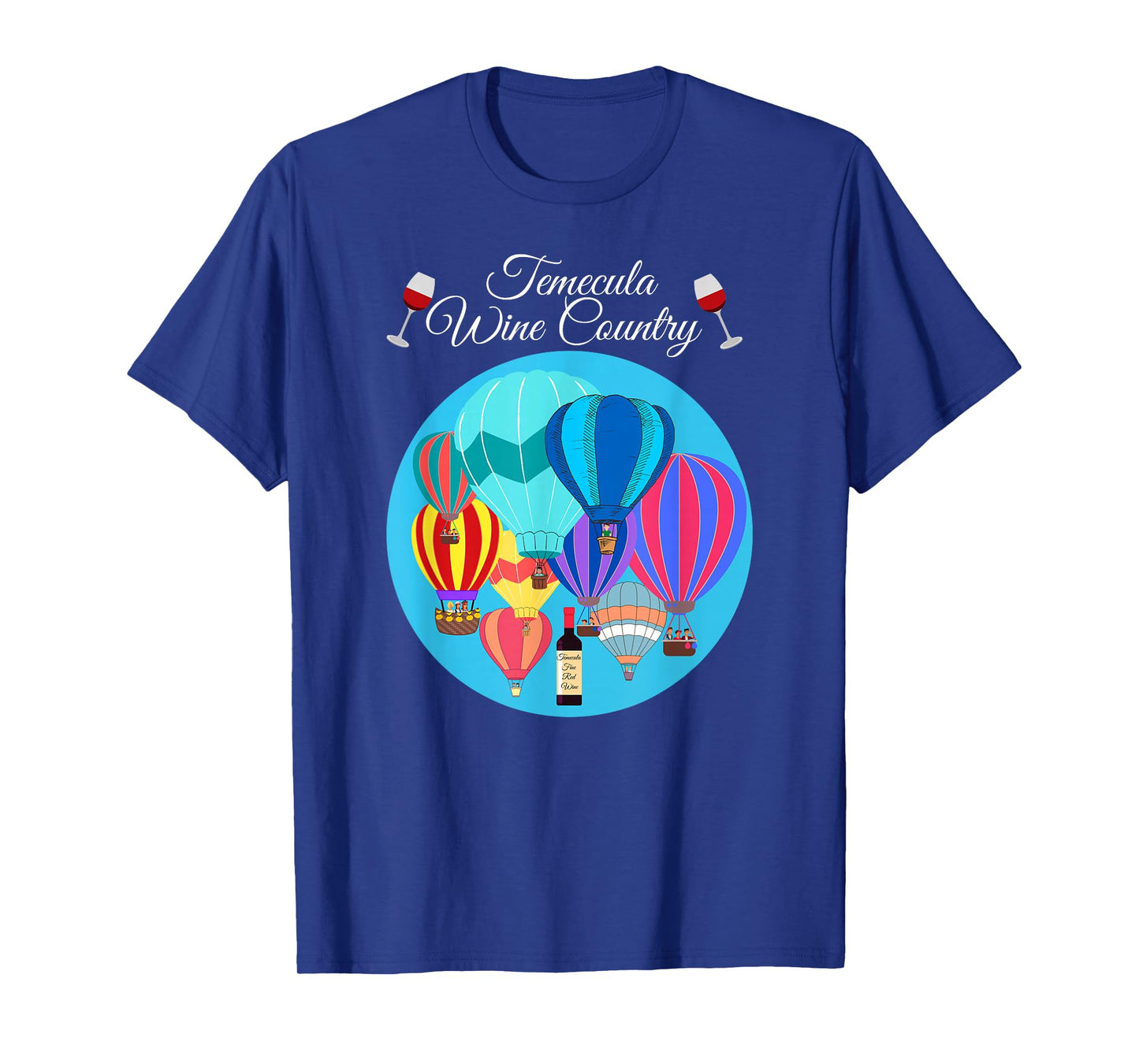 Temecula Wine Country balloon Women colorful Tee T-Shirt