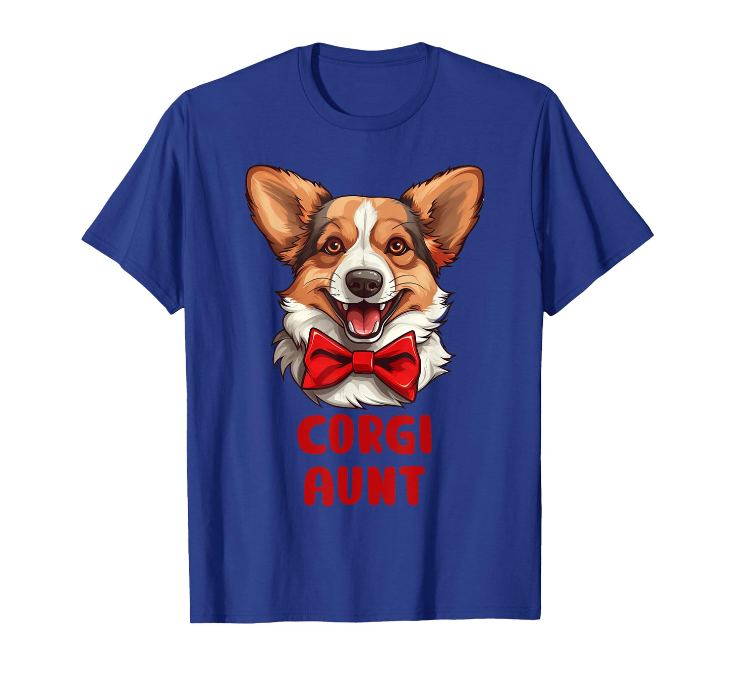 Cute Corgi Aunt Dog Lovers Gift Funny Puppy Corgi Owner T-Shirt