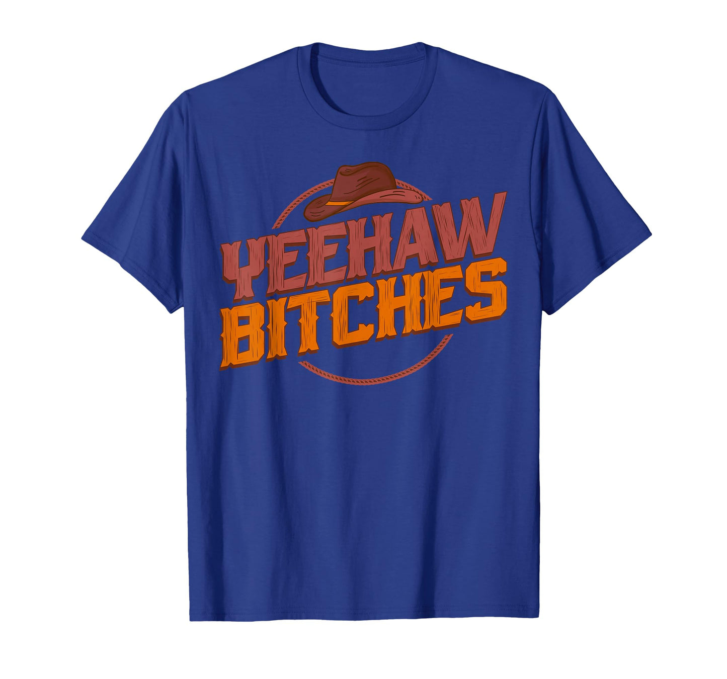 Yeehaw Bitches Folk Style Western Country Music T-Shirt