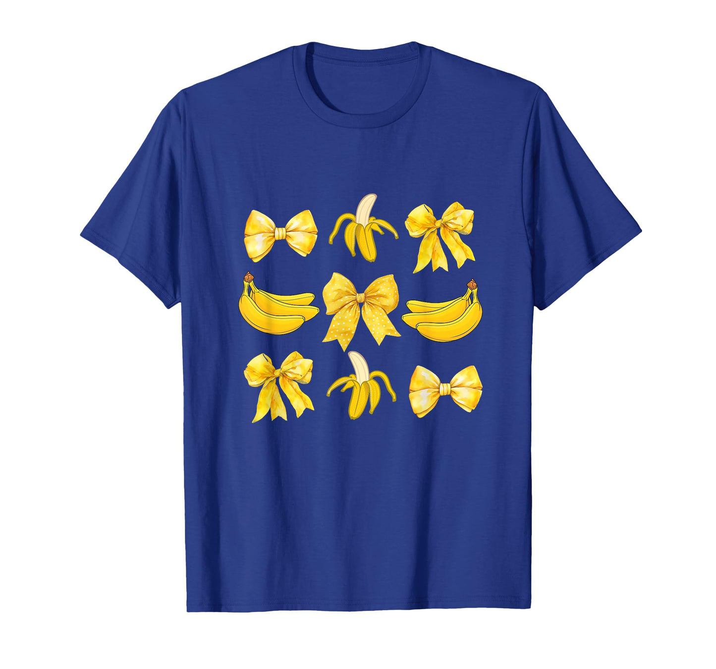 Banana Coquette Bow Yellow Bananas Festival Girls Women T-Shirt