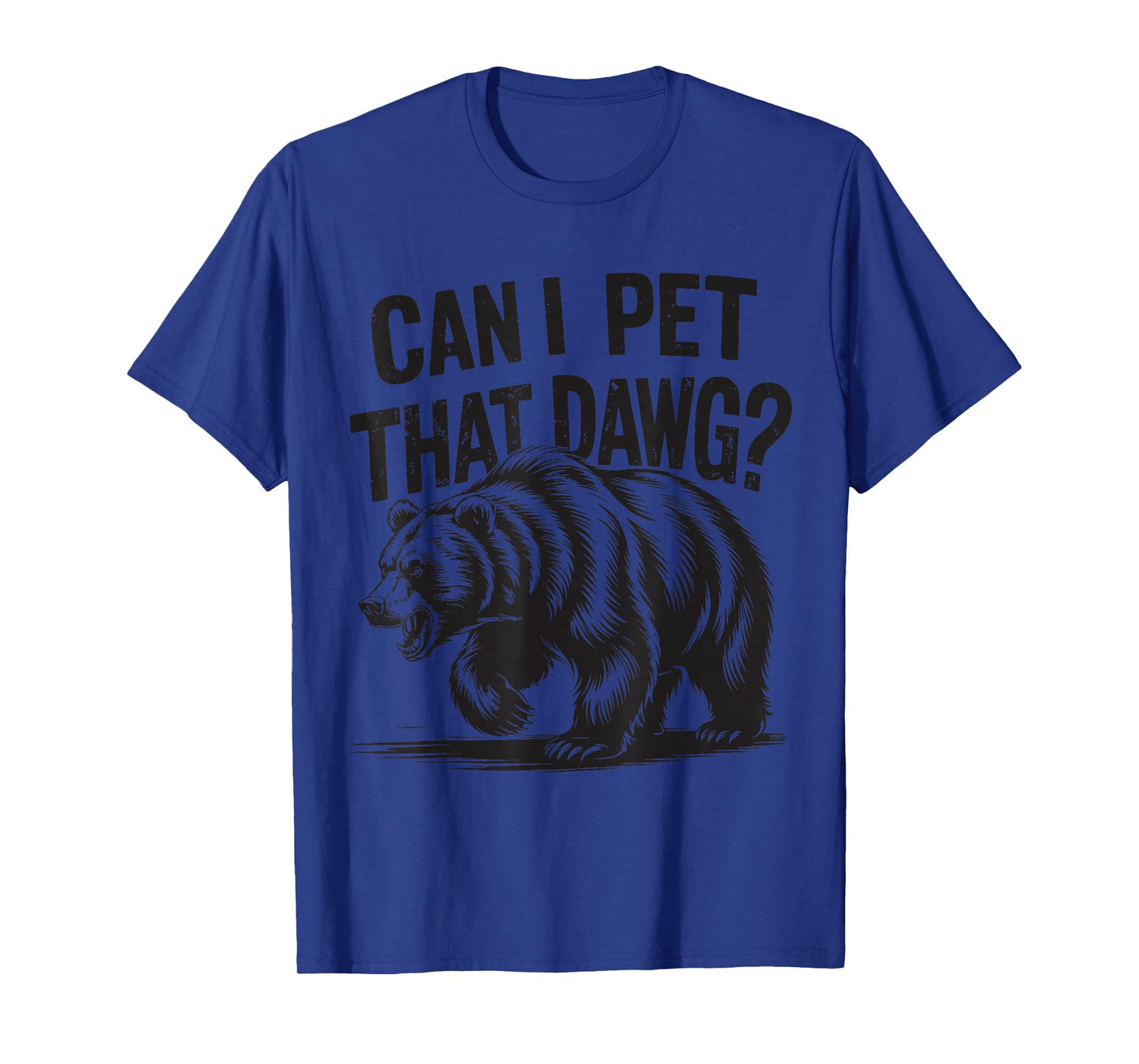 Can I Pet That Dog Funny Dawg Meme Camping Lovers T-Shirt