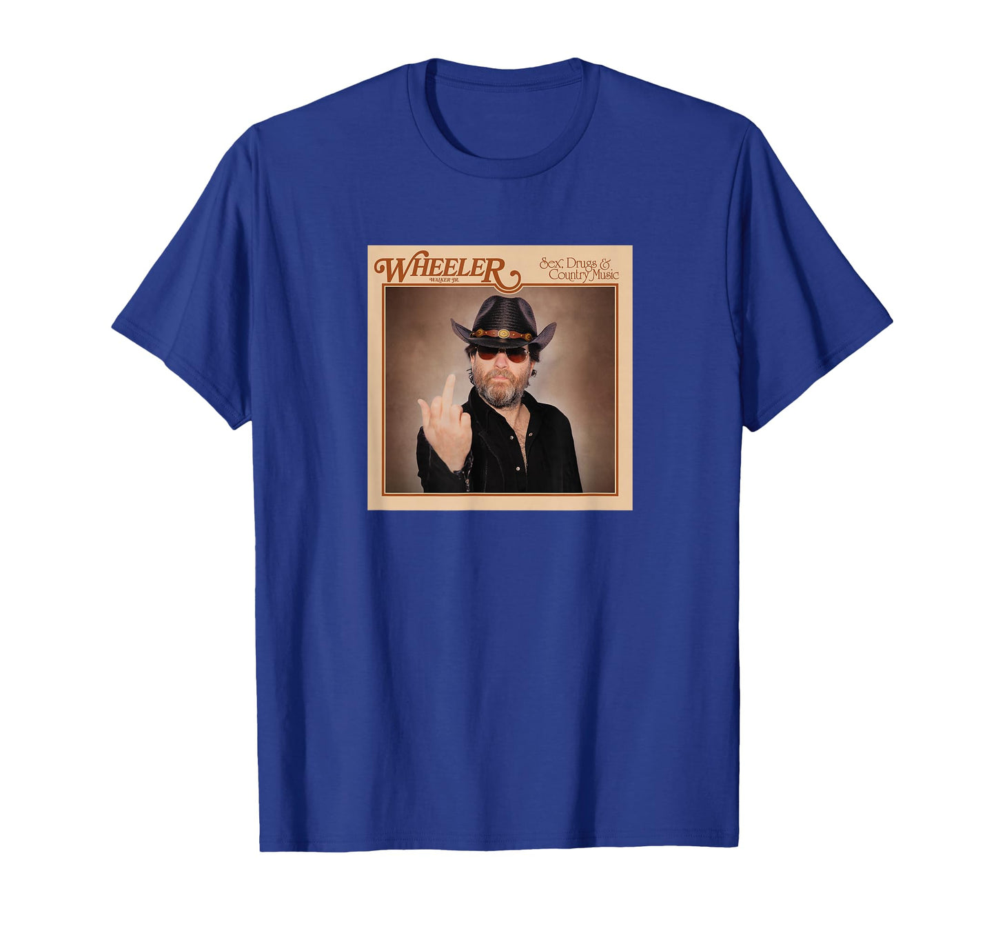 Wheeler Walker Jr. Sex, Drugs & Country Music Album Cove T-Shirt