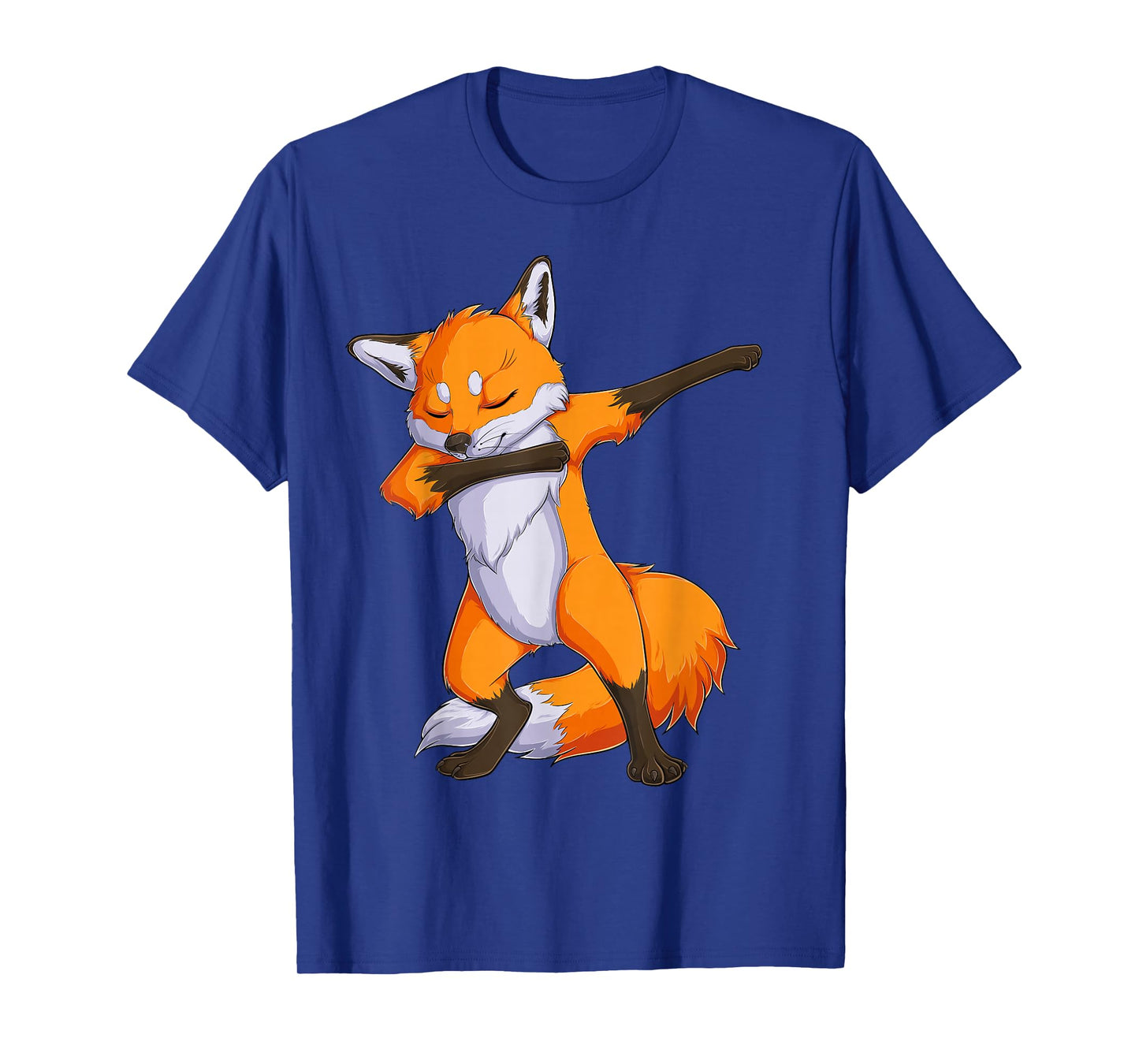 Fox Dabbing Fox Funny Animal Foxes Lover Boys Girls Kids Men T-Shirt Small