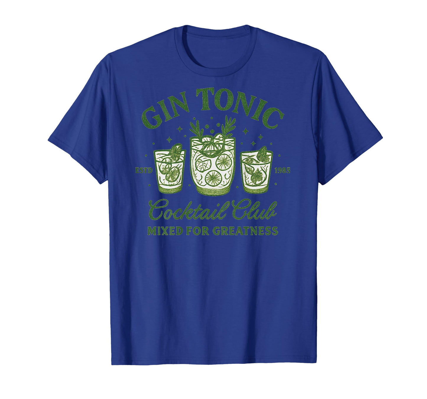 Vintage Social Club Cocktail for Gin Lovers T-Shirt