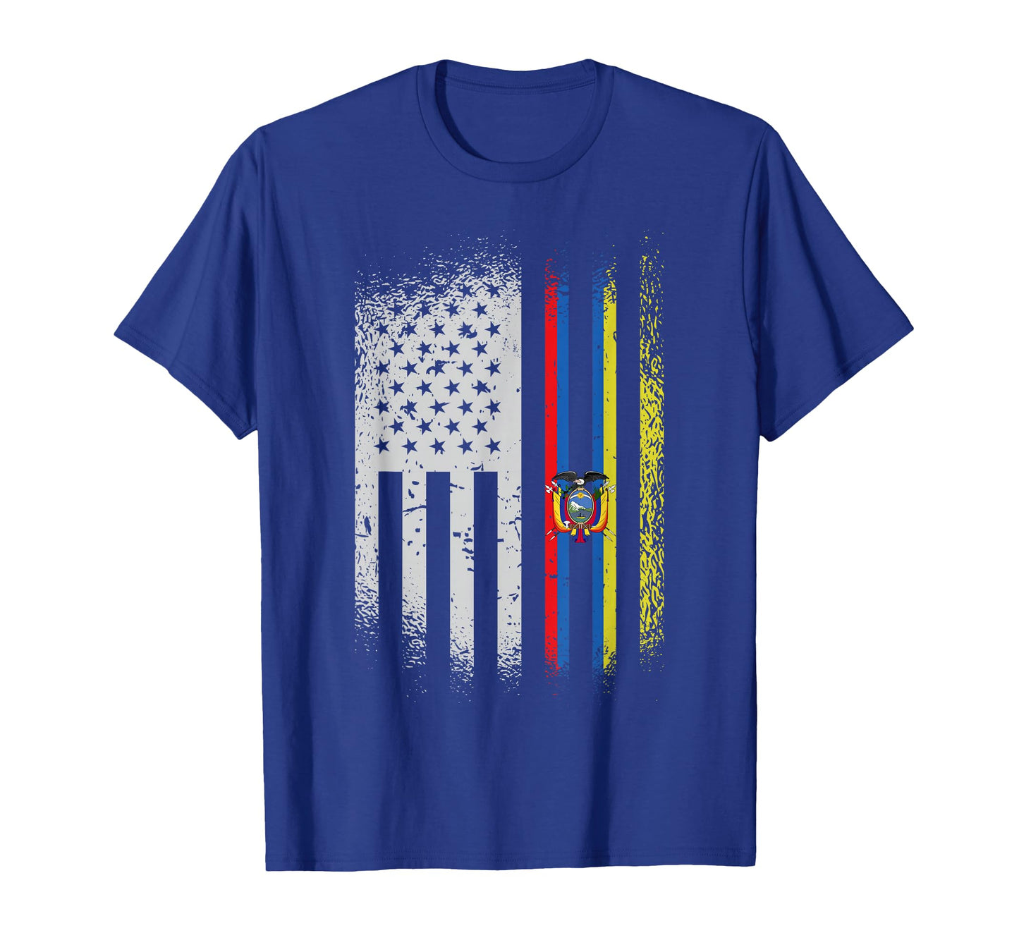 USA Ecuador Flag Ecuadorian American People Heritage Roots T-Shirt