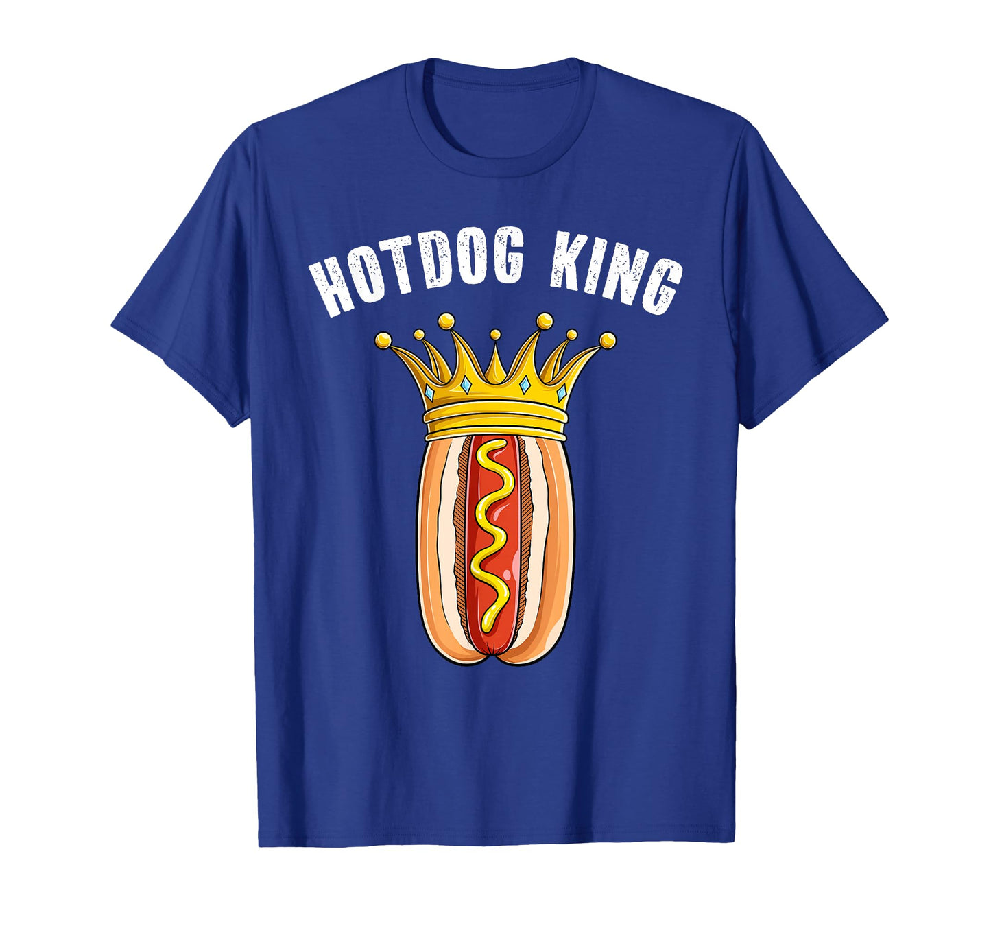 Hotdog King Cool Sausage Hot dog Food Lover Men Boys T-Shirt