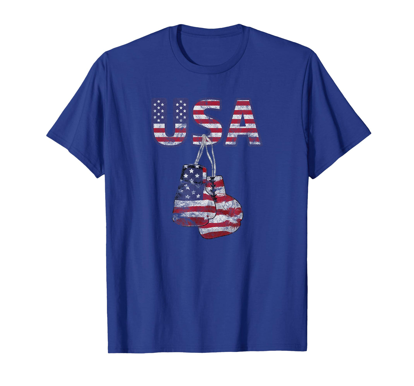 Boxing Gloves T-Shirt American Flag Tee for July 4th T-Shirt